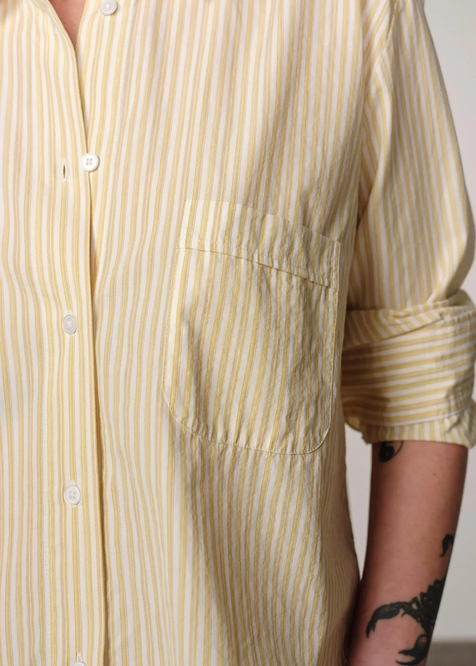 Birgitte Herskind Jovelle Shirt - Yellow Stripe