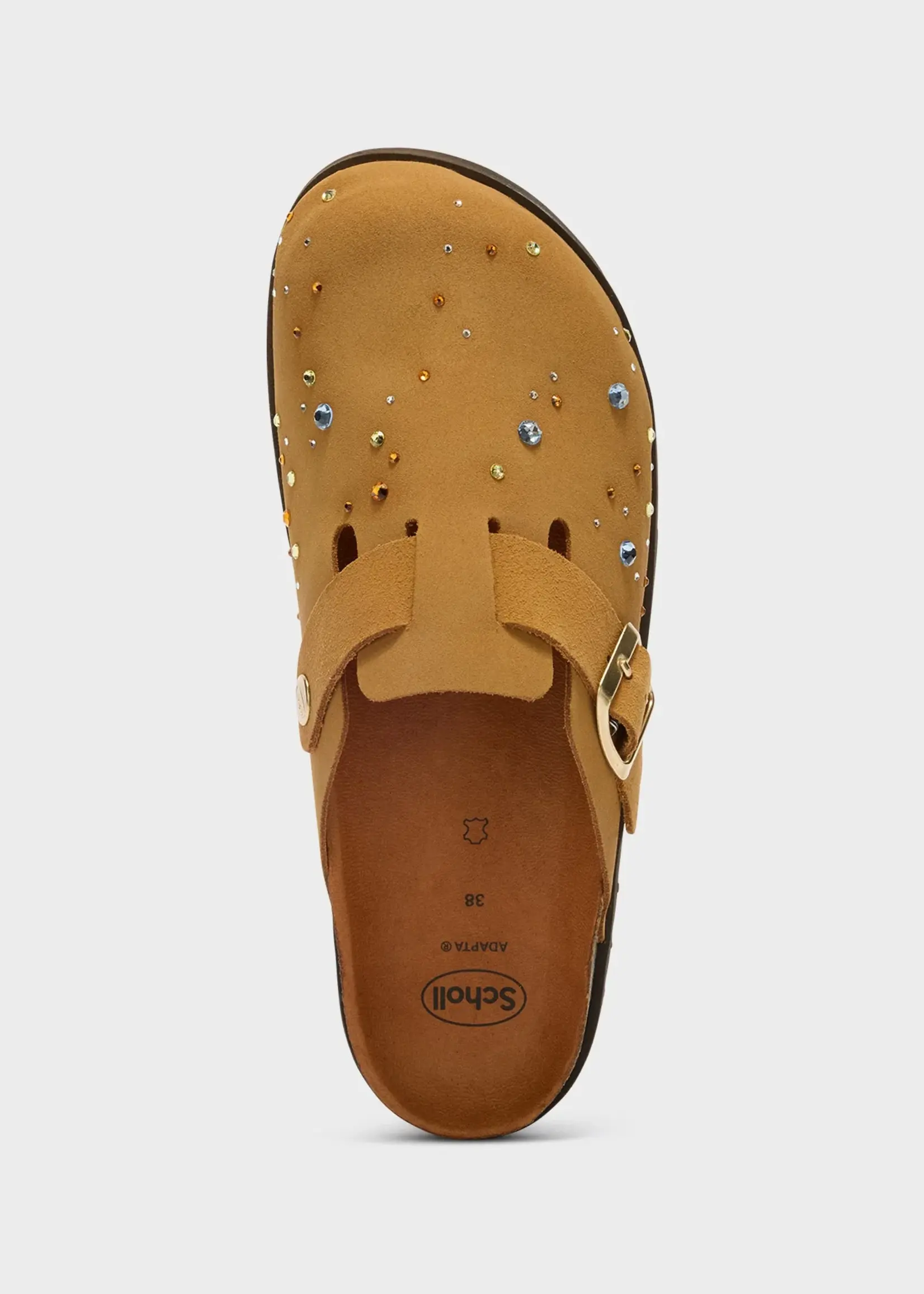 Scholl Beatriz Clog LeaSue - W- Cognac