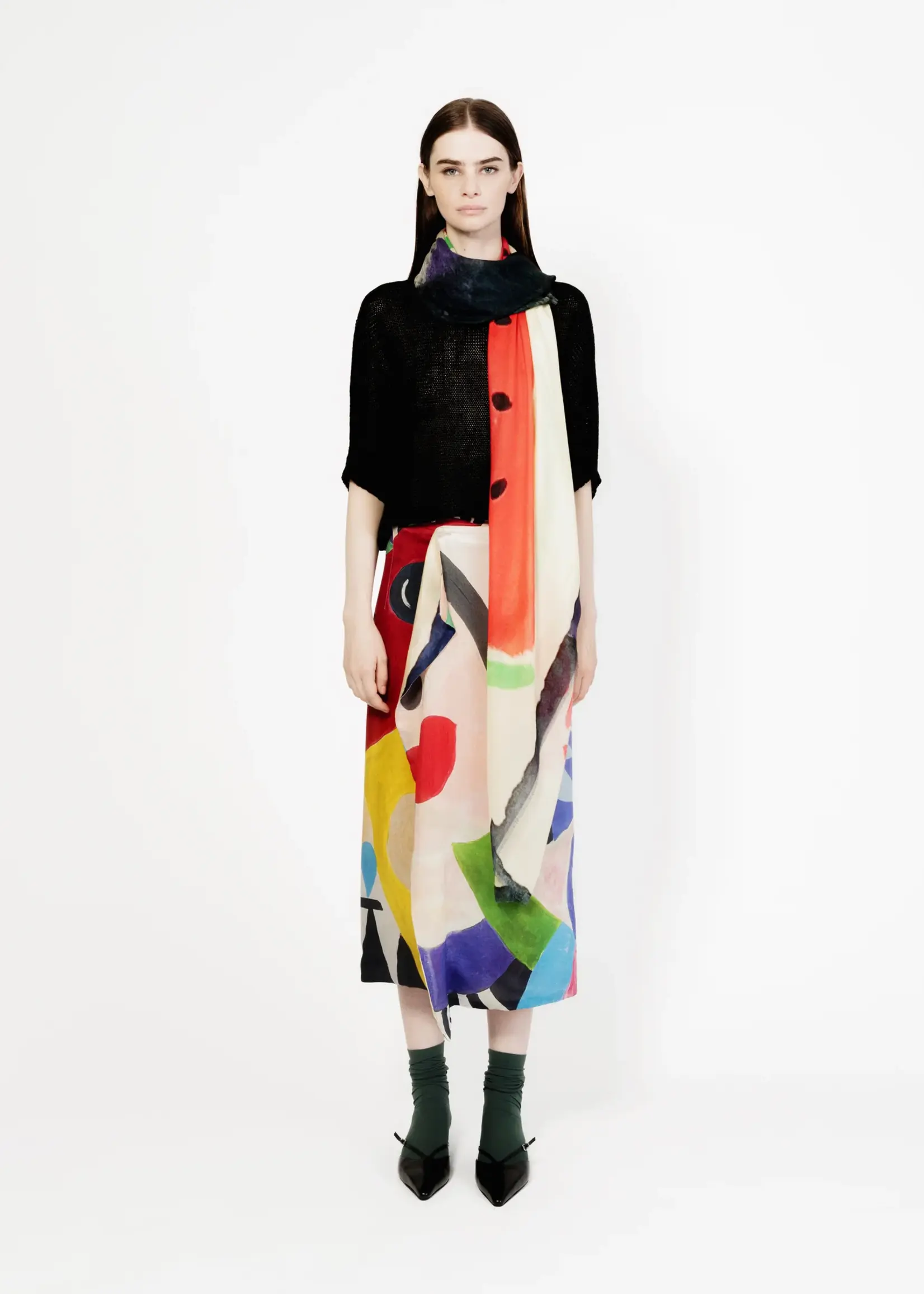 Talking Walls Zoé Skirt - Ultra Brite