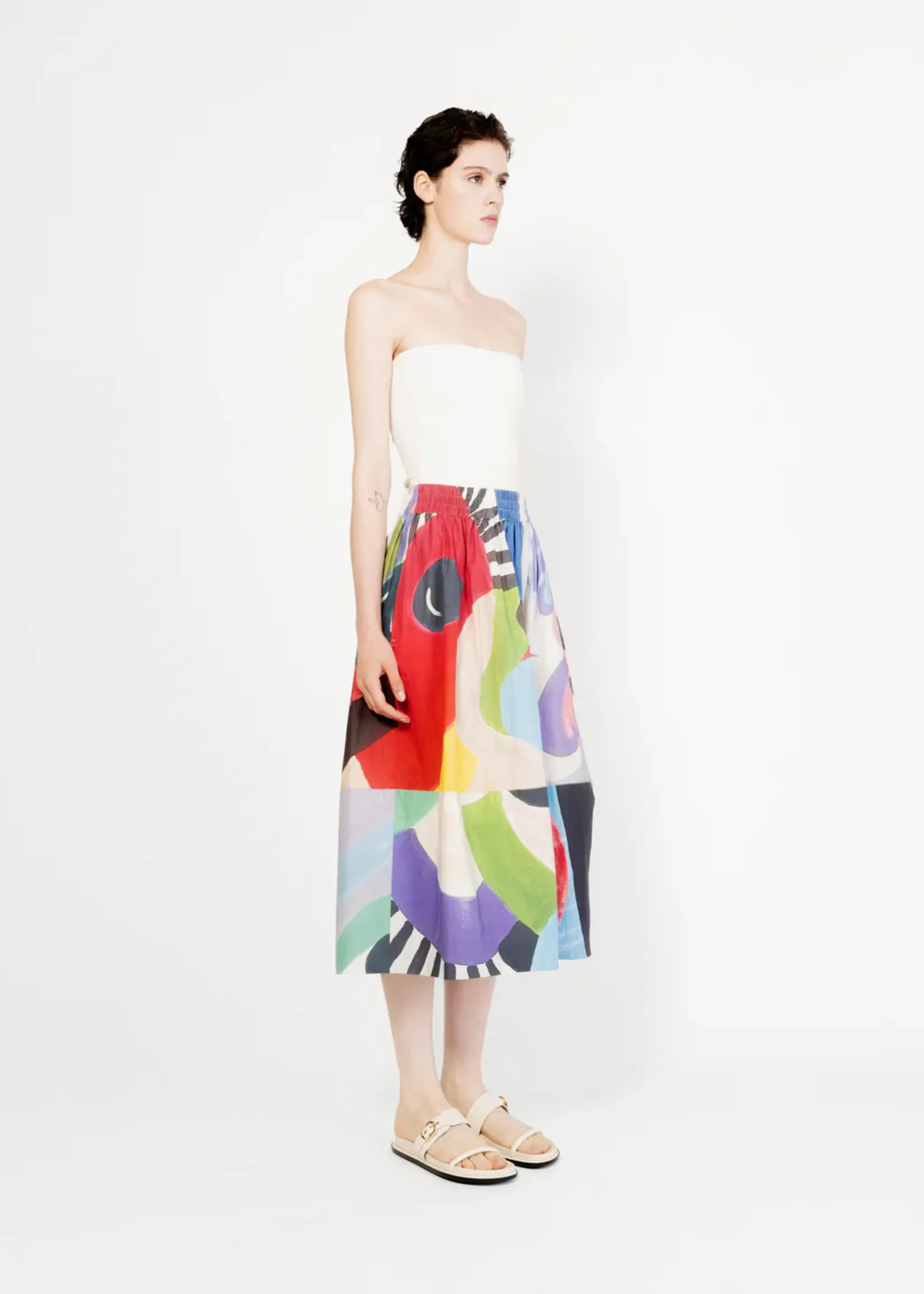 Talking Walls Juju Skirt - Ultra Brite