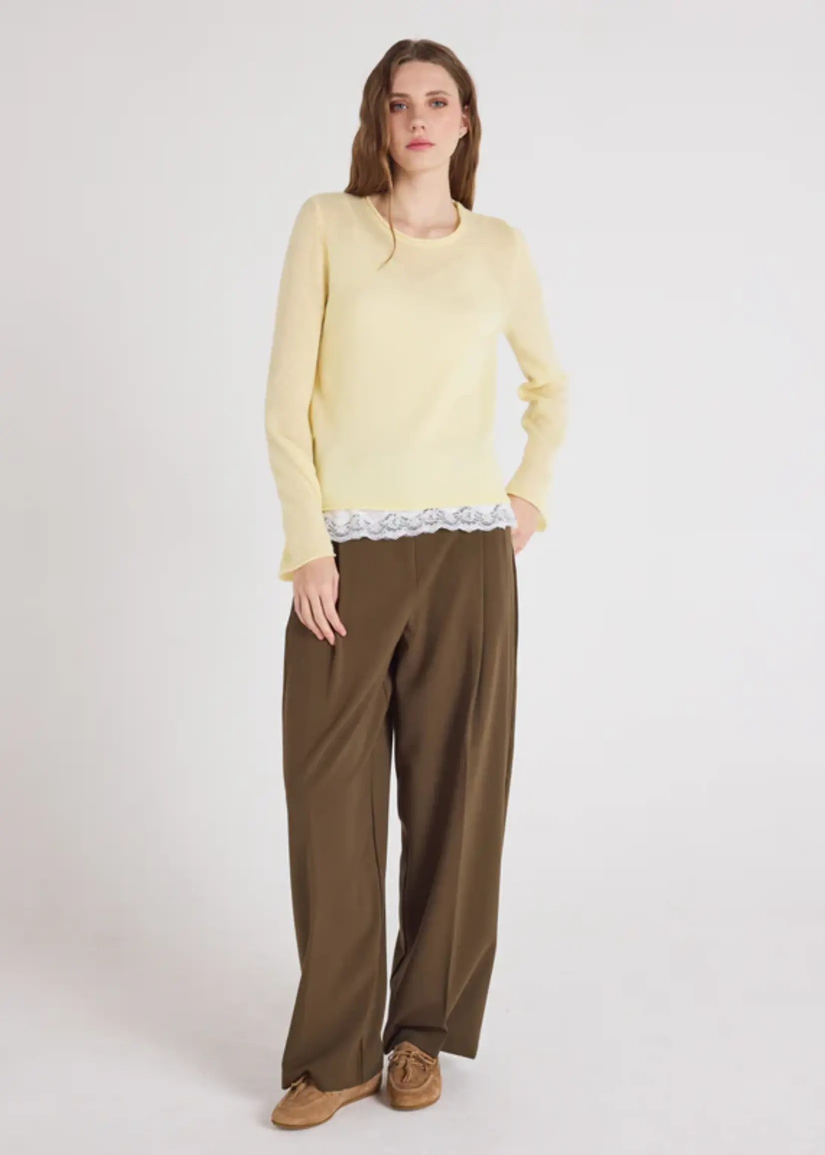 Absolut Cashmere Maggie Pull Manches L - Limelight