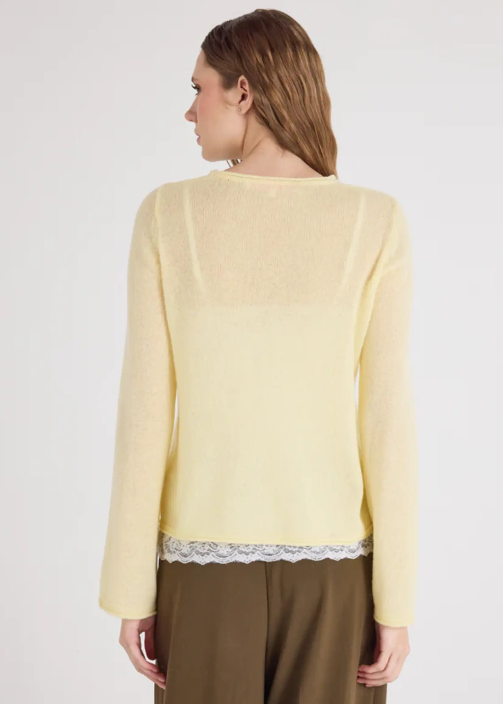 Absolut Cashmere Maggie Pull Manches L - Limelight