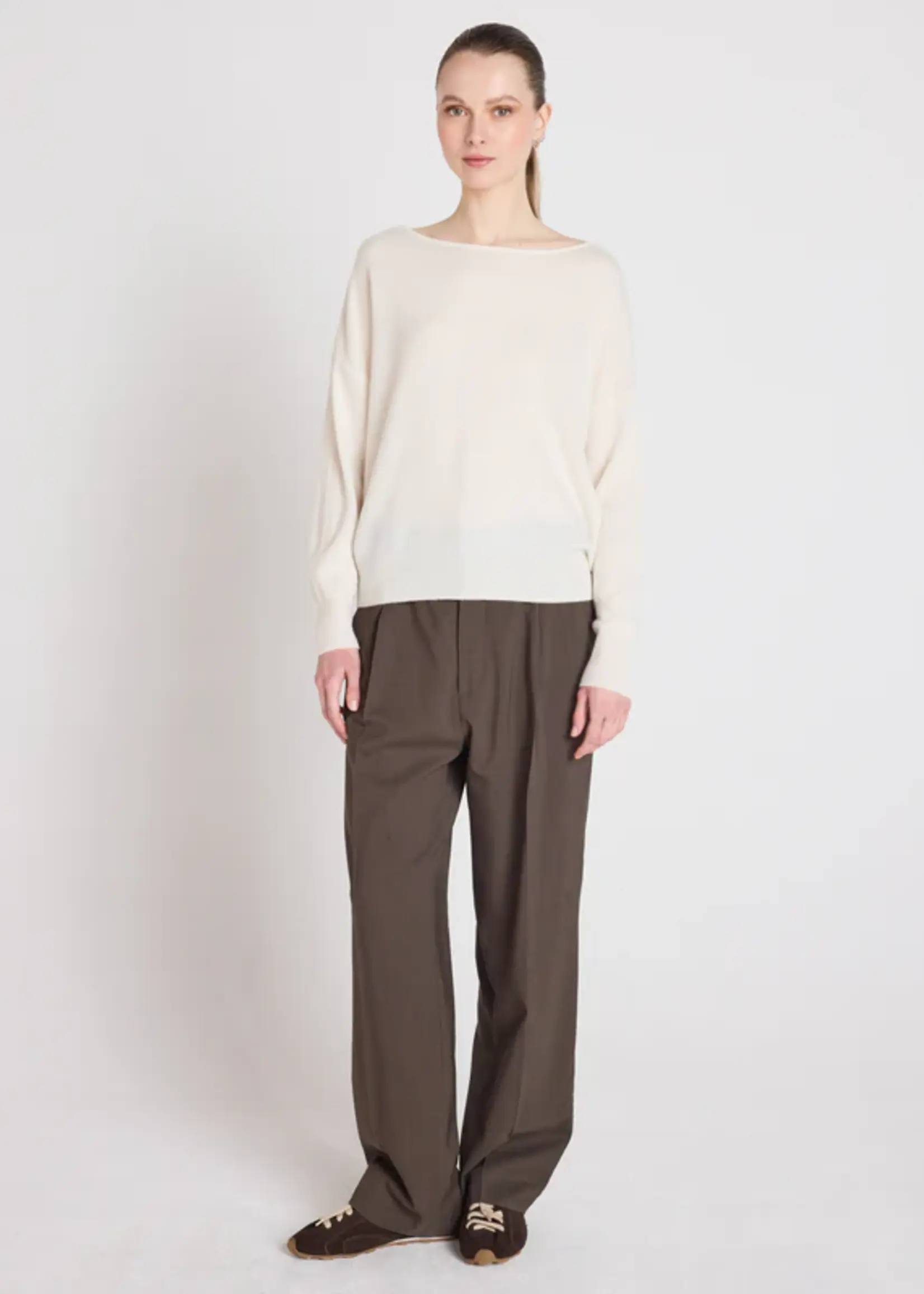 Absolut Cashmere Ivy Pull Manches L - Cream