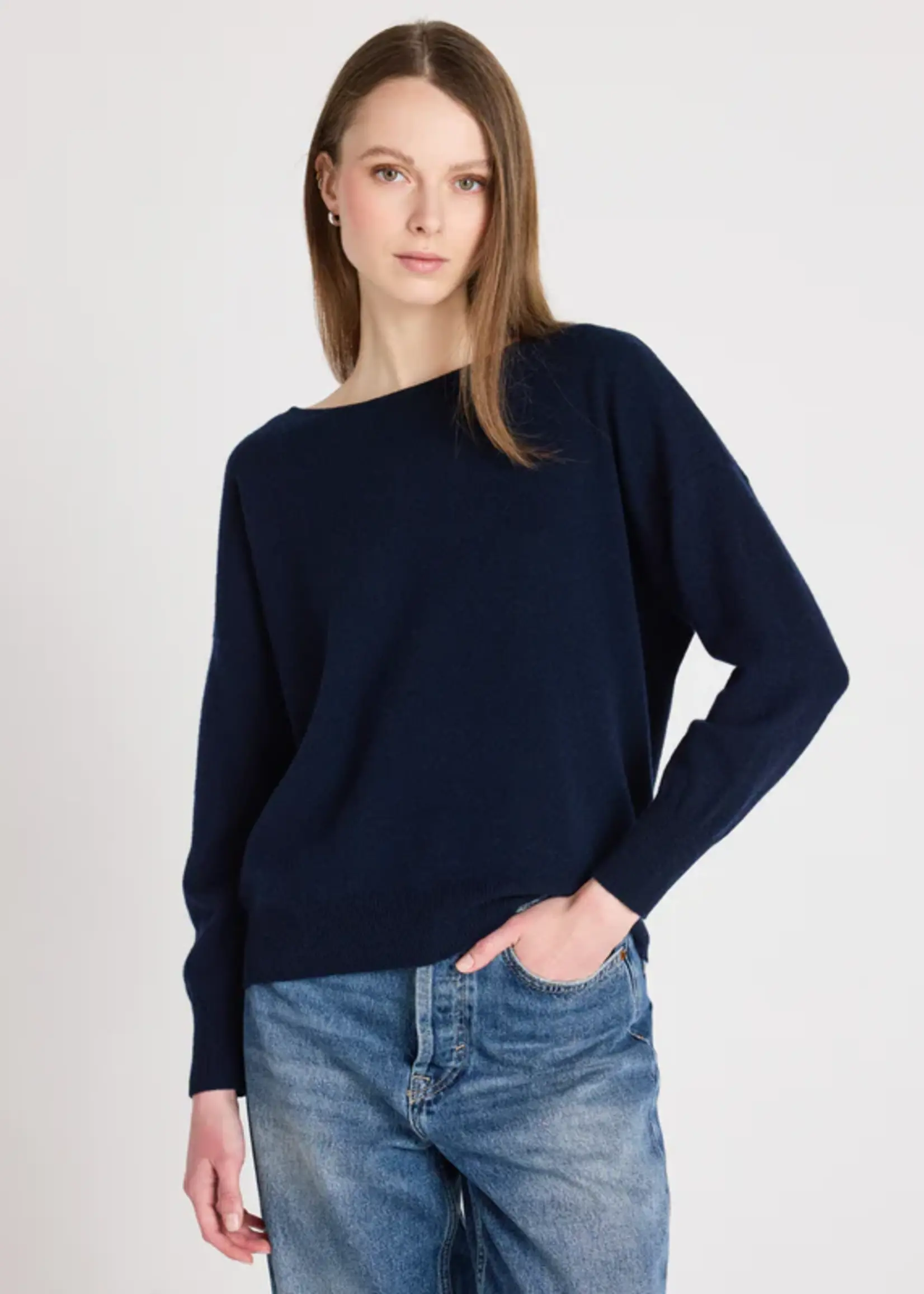 Absolut Cashmere Ivy Pull Manches L - Navy