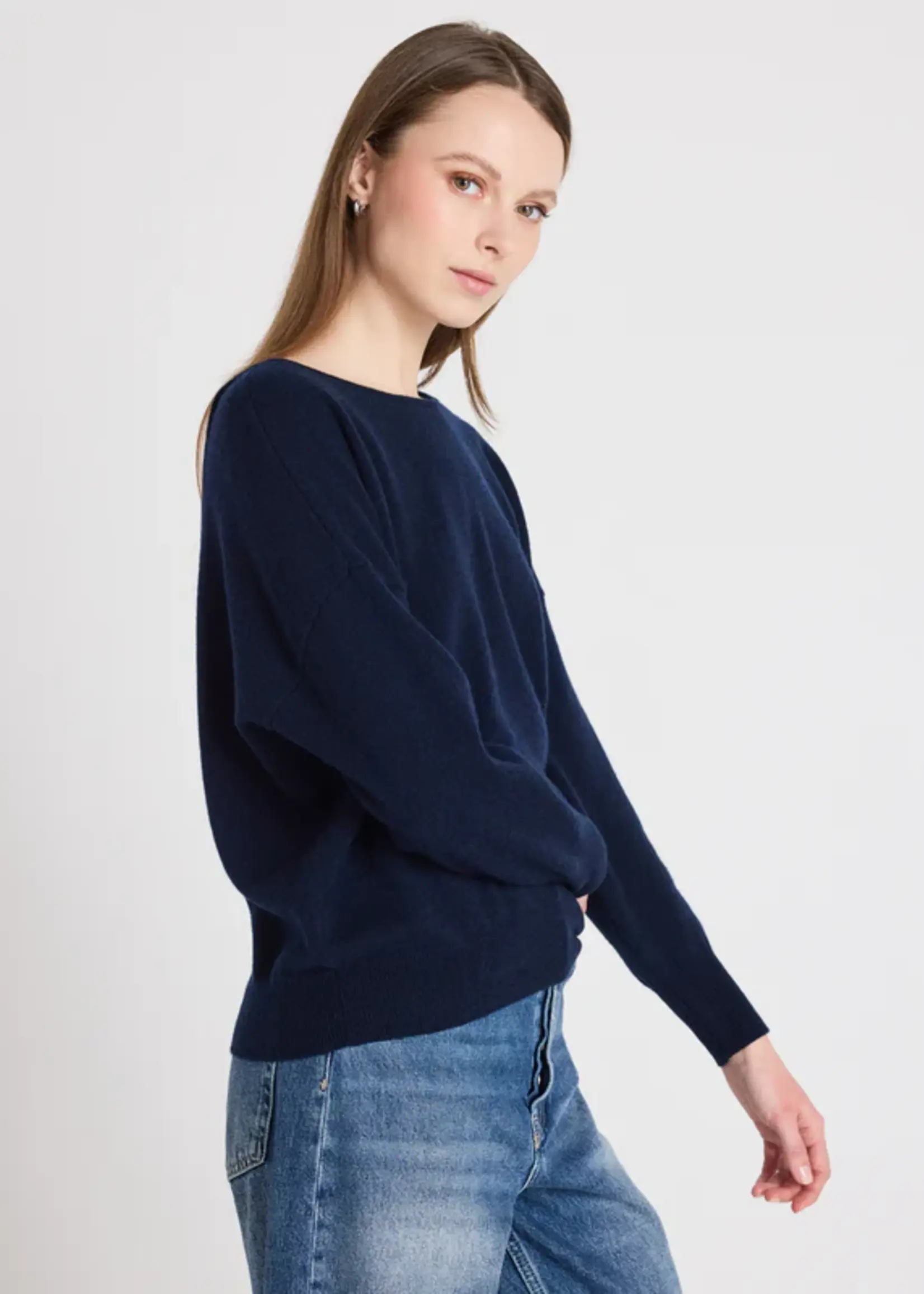 Absolut Cashmere Ivy Pull Manches L - Navy