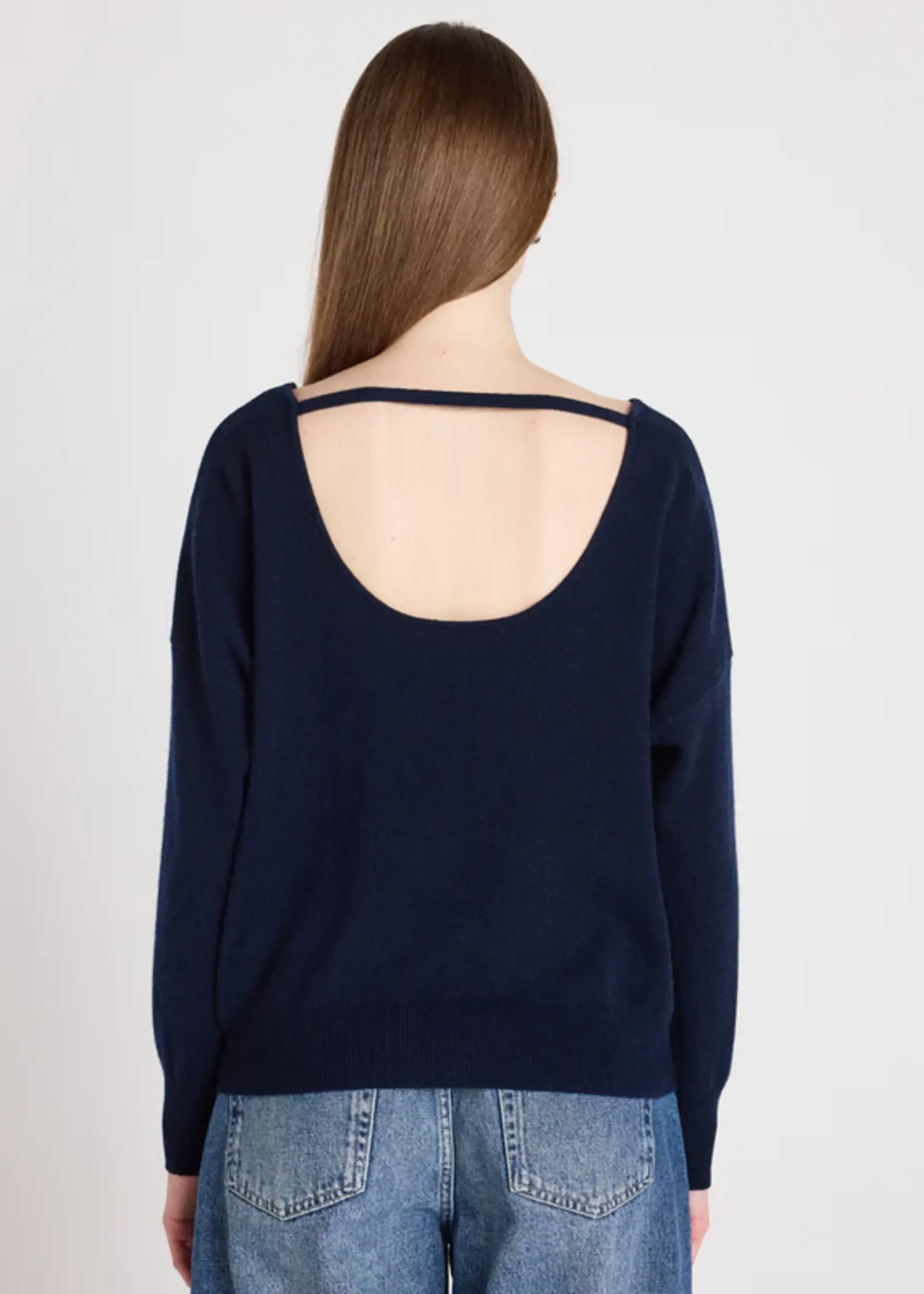 Absolut Cashmere Ivy Pull Manches L - Navy