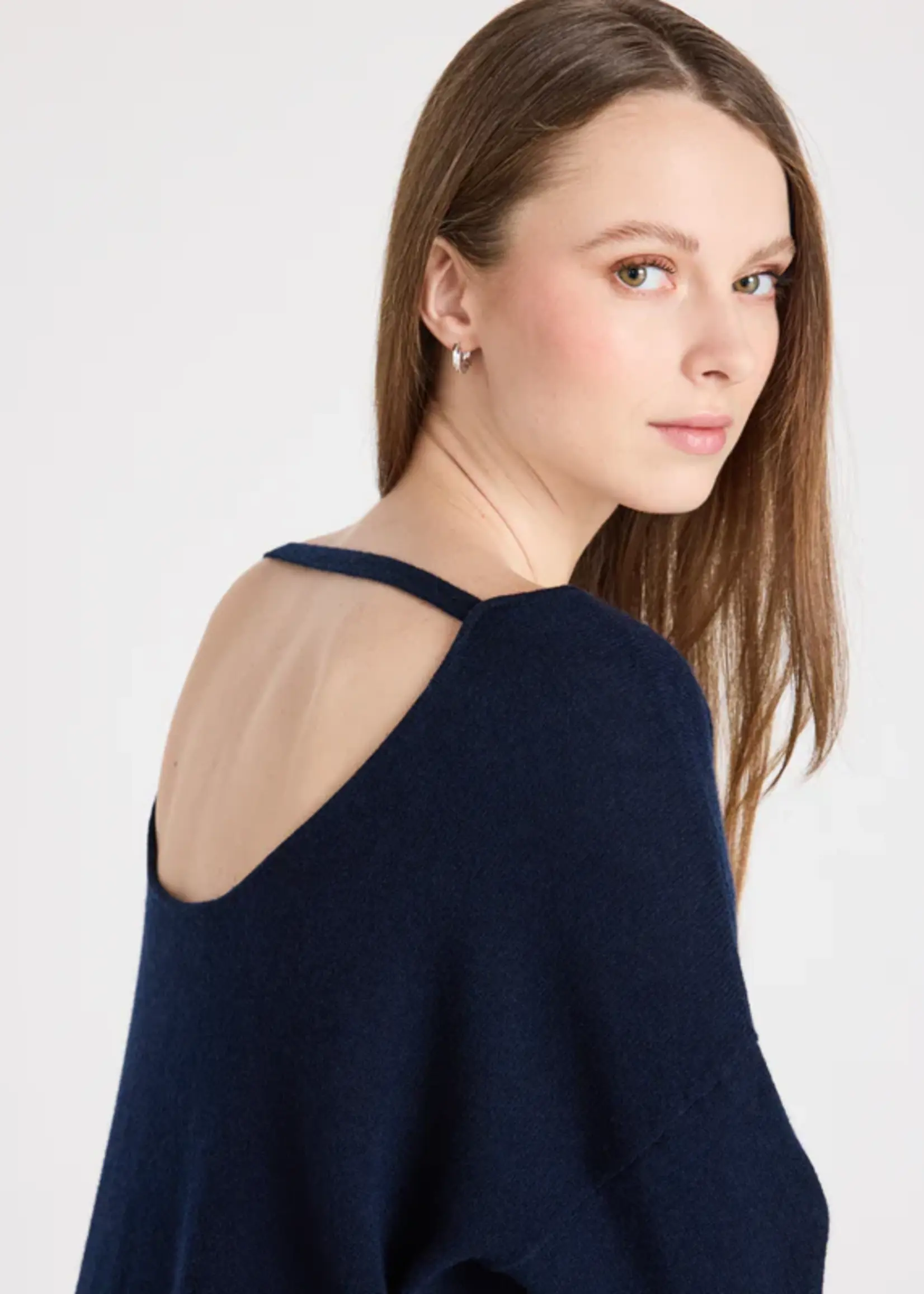 Absolut Cashmere Ivy Pull Manches L - Navy
