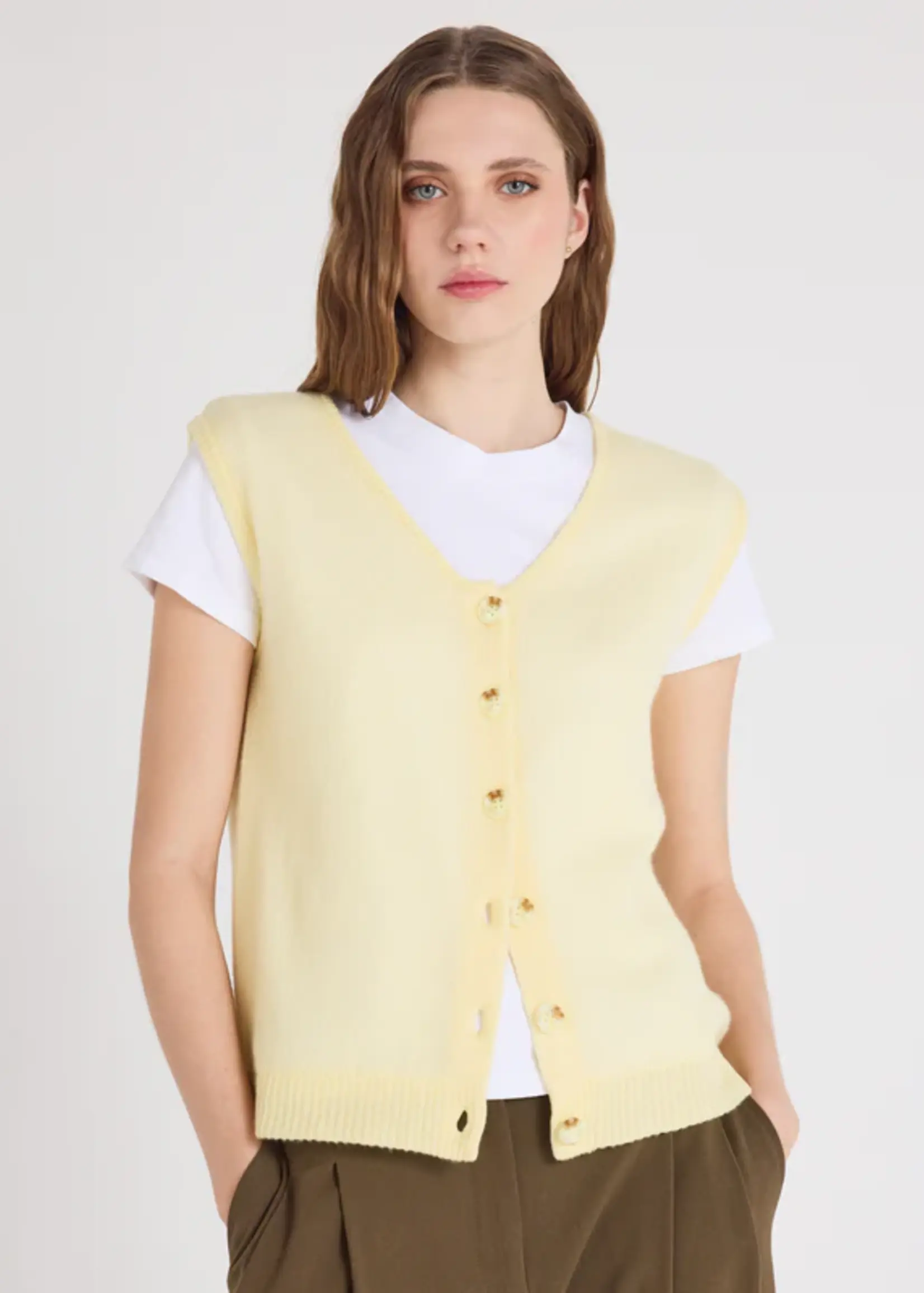 Absolut Cashmere Tayler Debardeur - Limelight