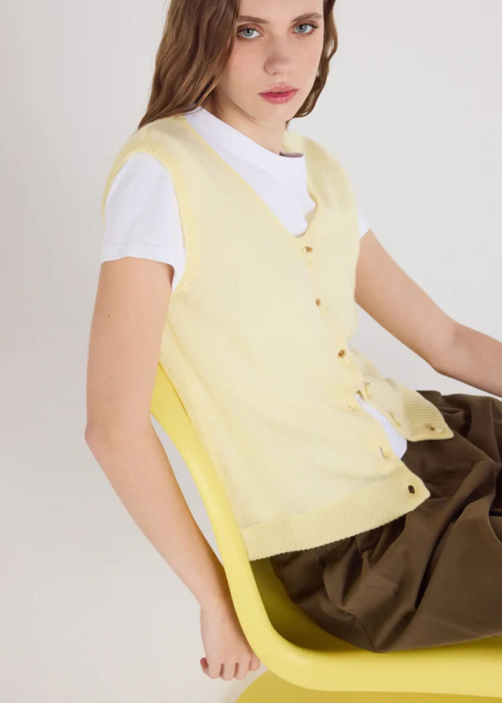 Absolut Cashmere Tayler Debardeur - Limelight