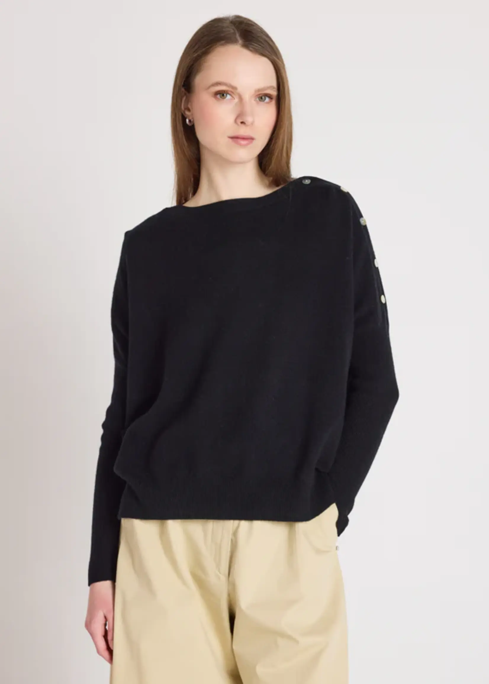 Absolut Cashmere Rafaella Cardigan - Black