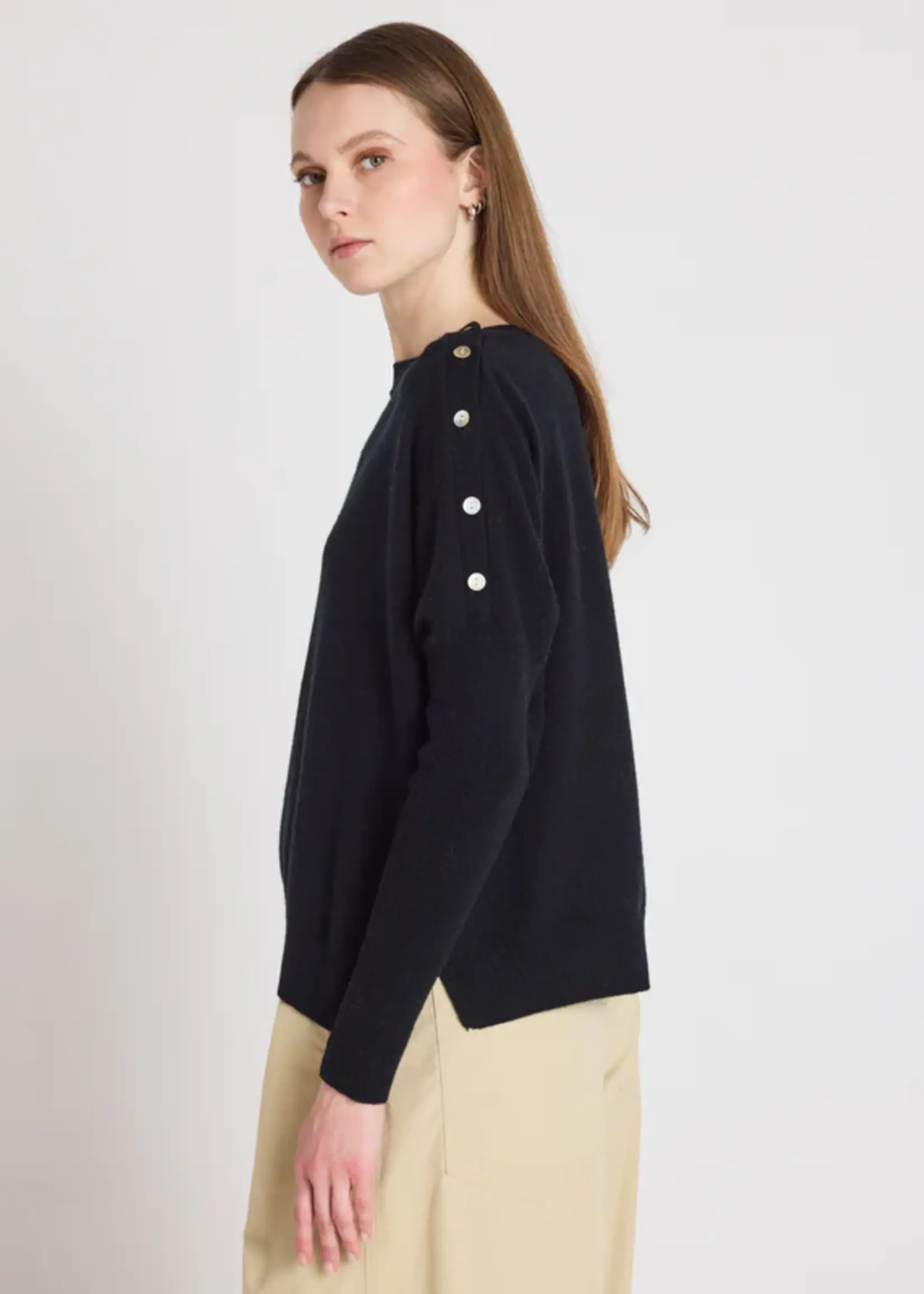 Absolut Cashmere Rafaella Cardigan - Black