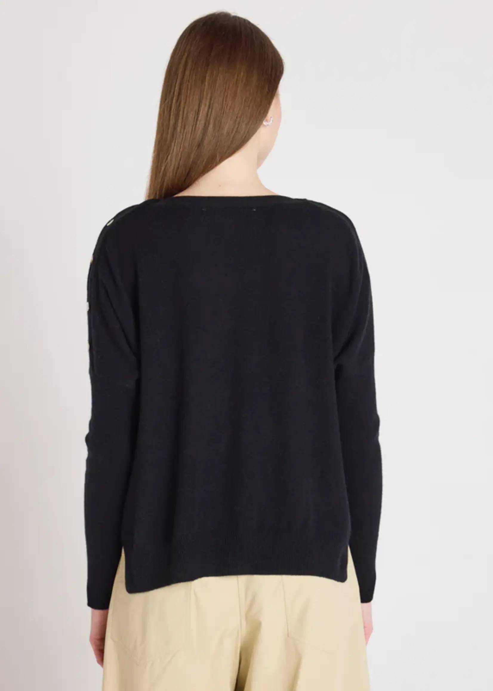 Absolut Cashmere Rafaella Cardigan - Black