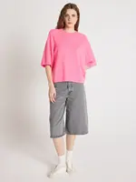 Absolut Cashmere Leana Pull Manches C - Sparkle Pink Neon