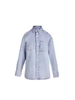 PNTS The Suite Up Blouse - Light Denim - 27/