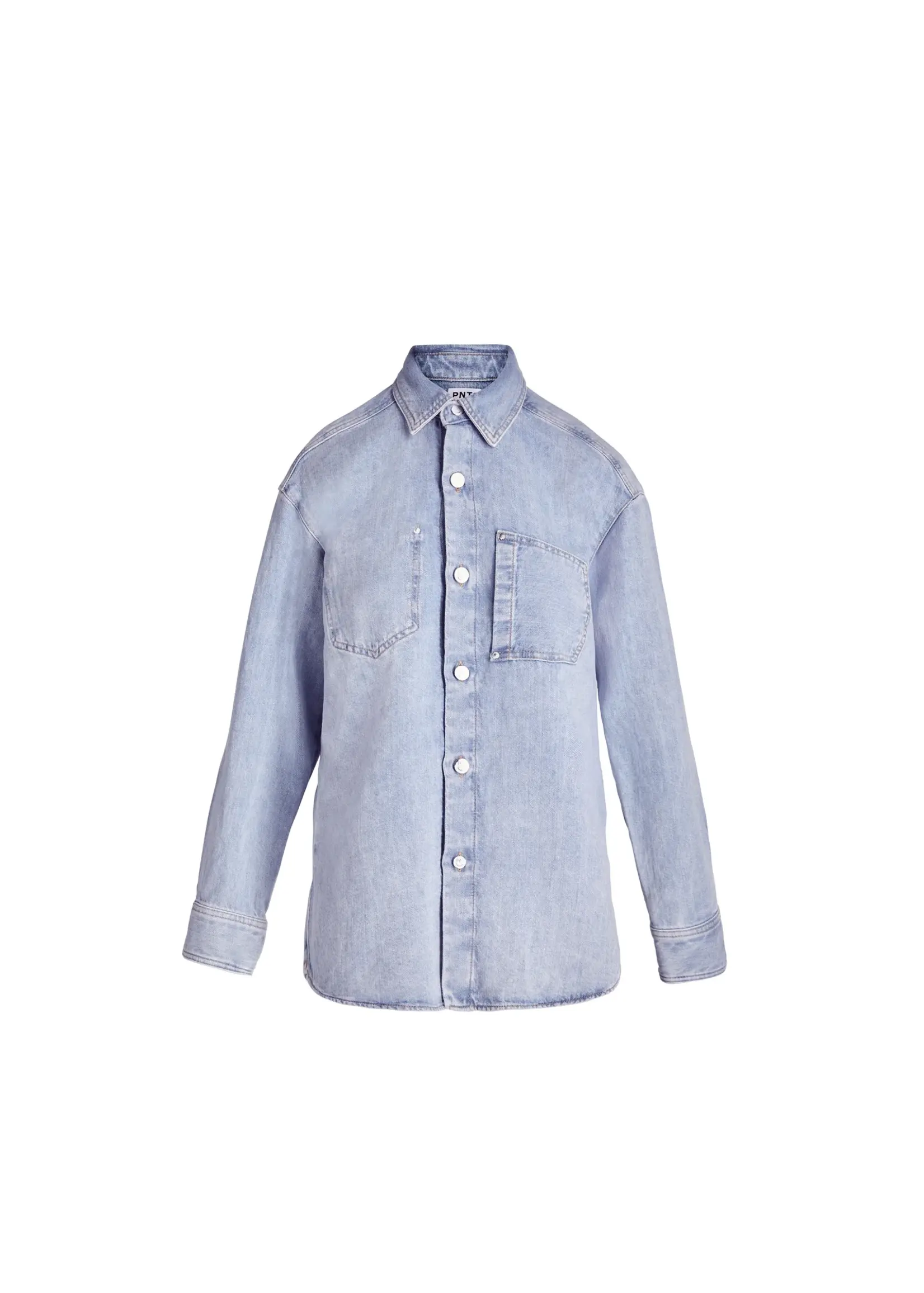 PNTS The Suite Up Blouse - Light Denim - 27/