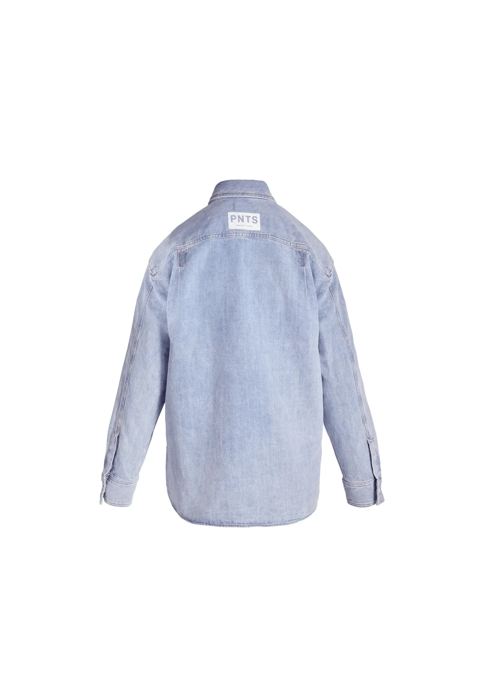 PNTS The Suite Up Blouse - Light Denim - 27/
