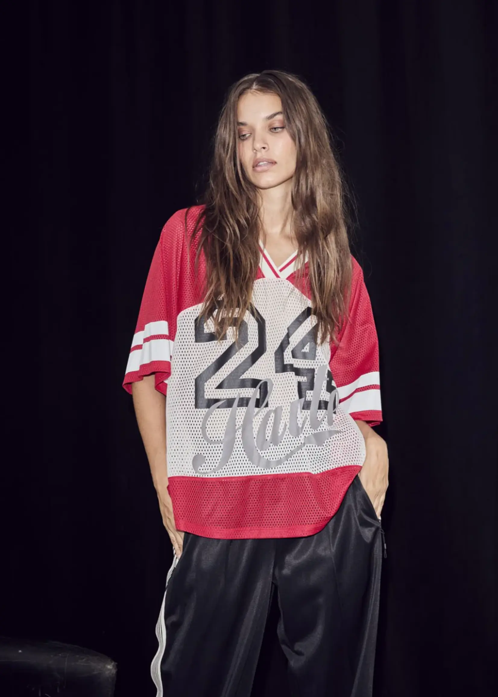 Haute L'Amitié Drift Combo Number T-Shirt - Red