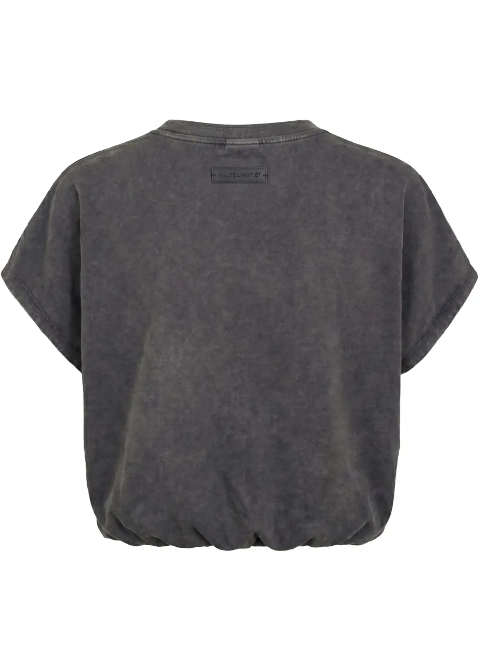 Haute L'Amitié Noma Acid NS Balloon Tee - Black Acid Wash