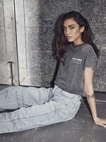 Haute L'Amitié Noma Acid NS Balloon Tee - Black Acid Wash