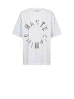 Haute L'Amitié Logo Circle Tee - White