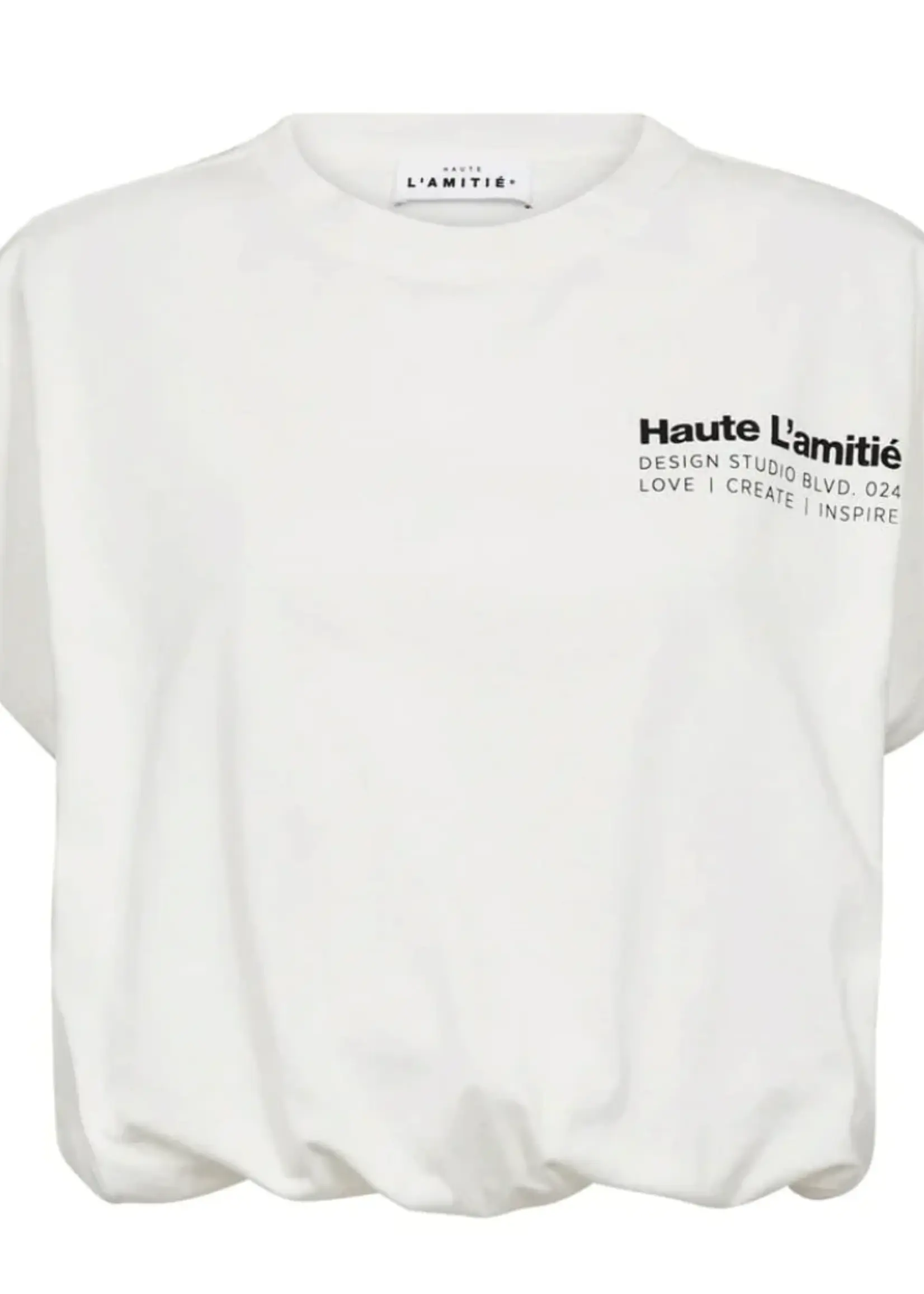 Haute L'Amitié Noma NS Balloon Tee -  White