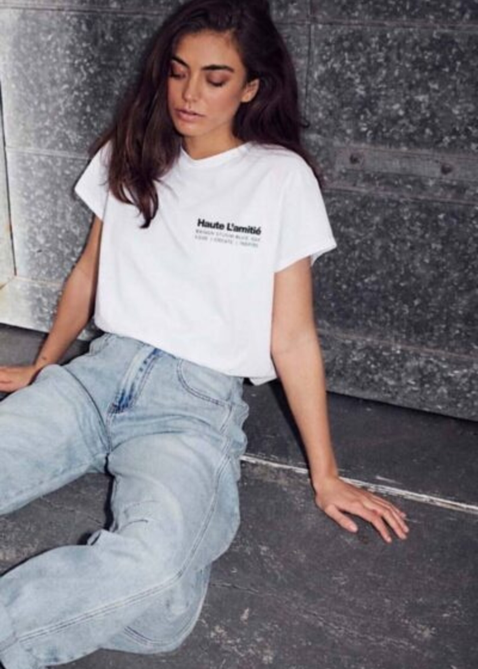 Haute L'Amitié Noma NS Balloon Tee -  White