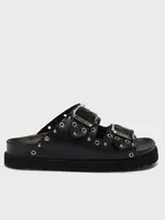 Scholl Beatriz Ring Lea - W - Black