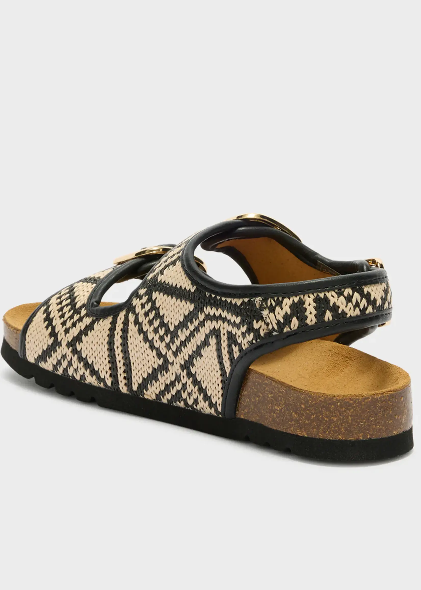 Scholl Noelle Backstrap TexRaf - W - Off White / Black