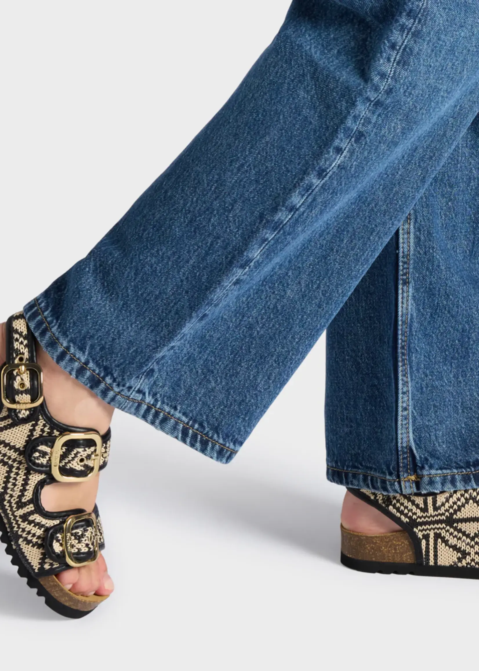 Scholl Noelle Backstrap TexRaf - W - Off White / Black