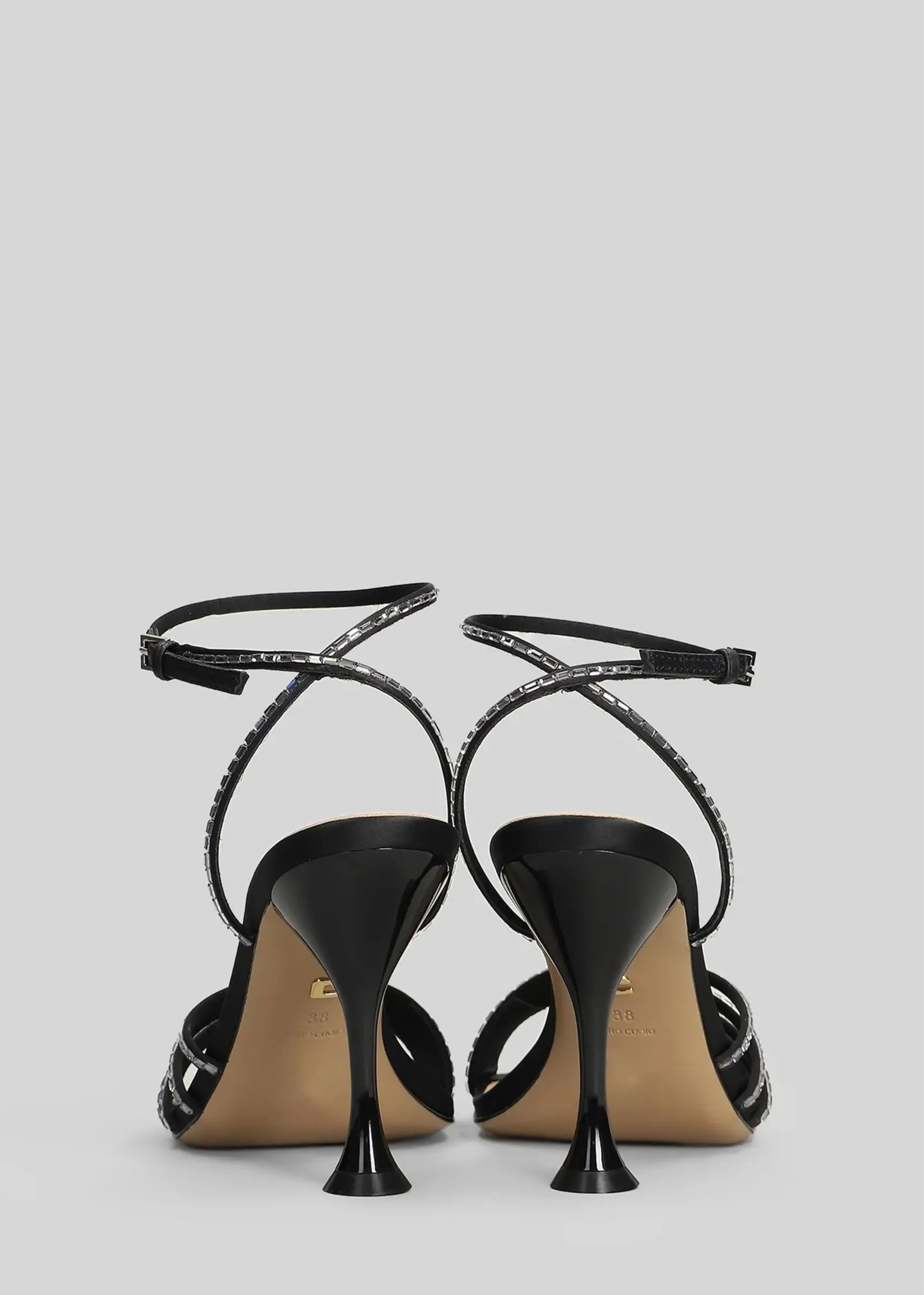 Sandalen Emma Met Hak - Gun Metal