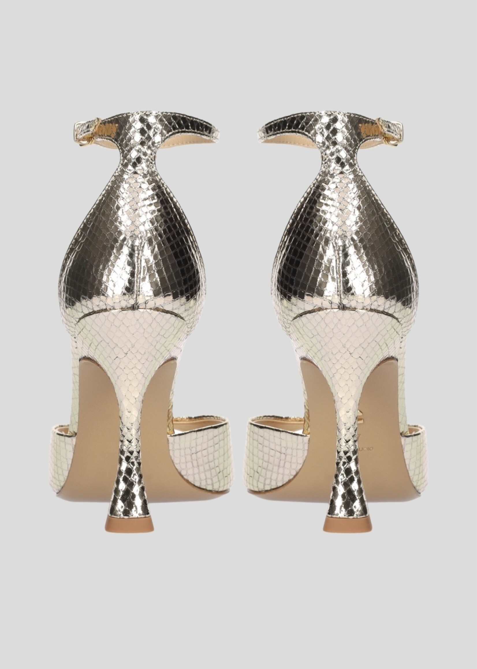 Sandalen Kumala Met Hak - Platine