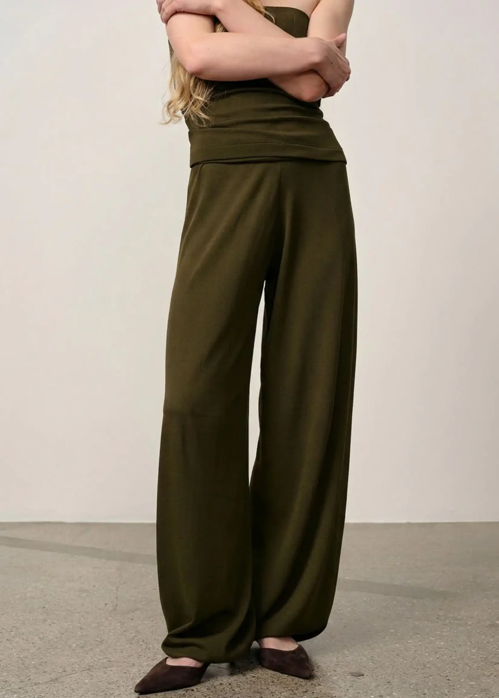 Birgitte Herskind Clark knit Pants - Green