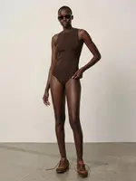 Birgitte Herskind Leone Knit Bodystocking - Coffee