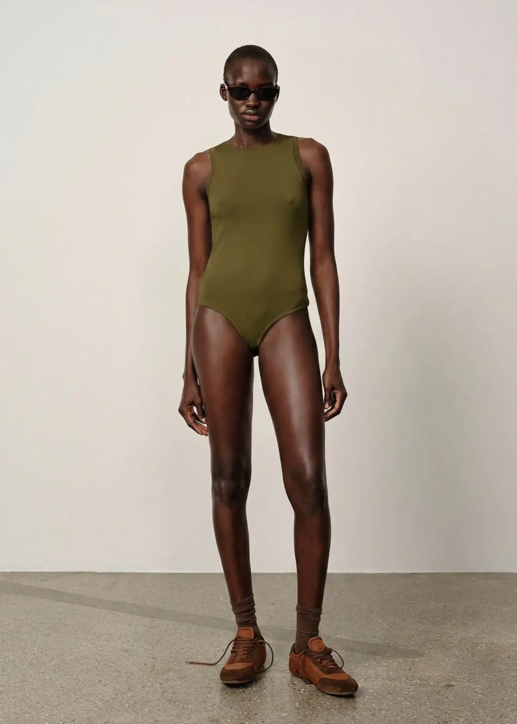 Birgitte Herskind Leone Knit Bodystocking - Green