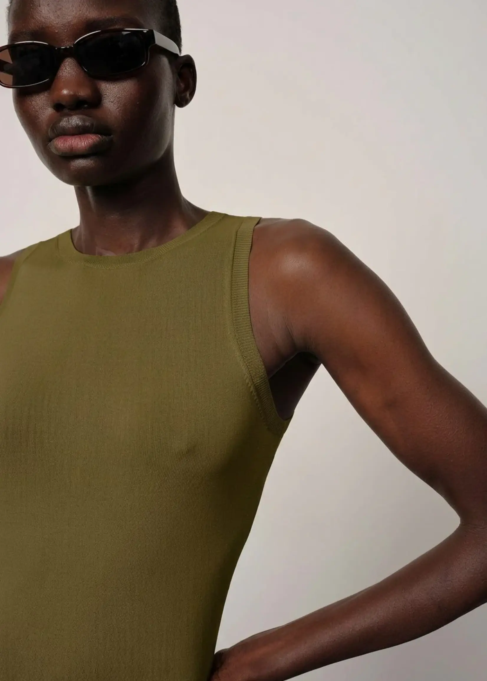 Birgitte Herskind Leone Knit Bodystocking - Green