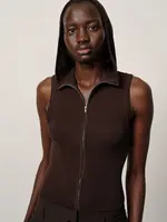 Birgitte Herskind Clothilde Knit Hooded Bodystocking - Coffee