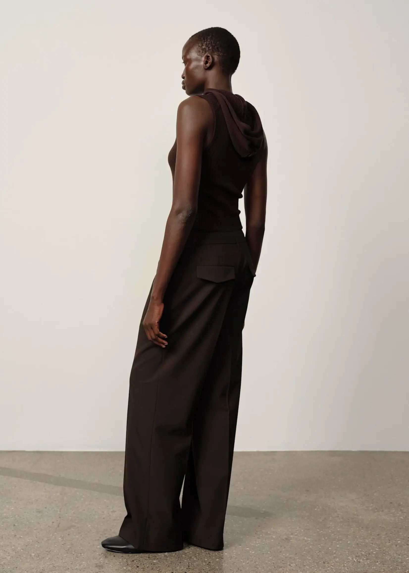 Birgitte Herskind Clothilde Knit Hooded Bodystocking - Coffee