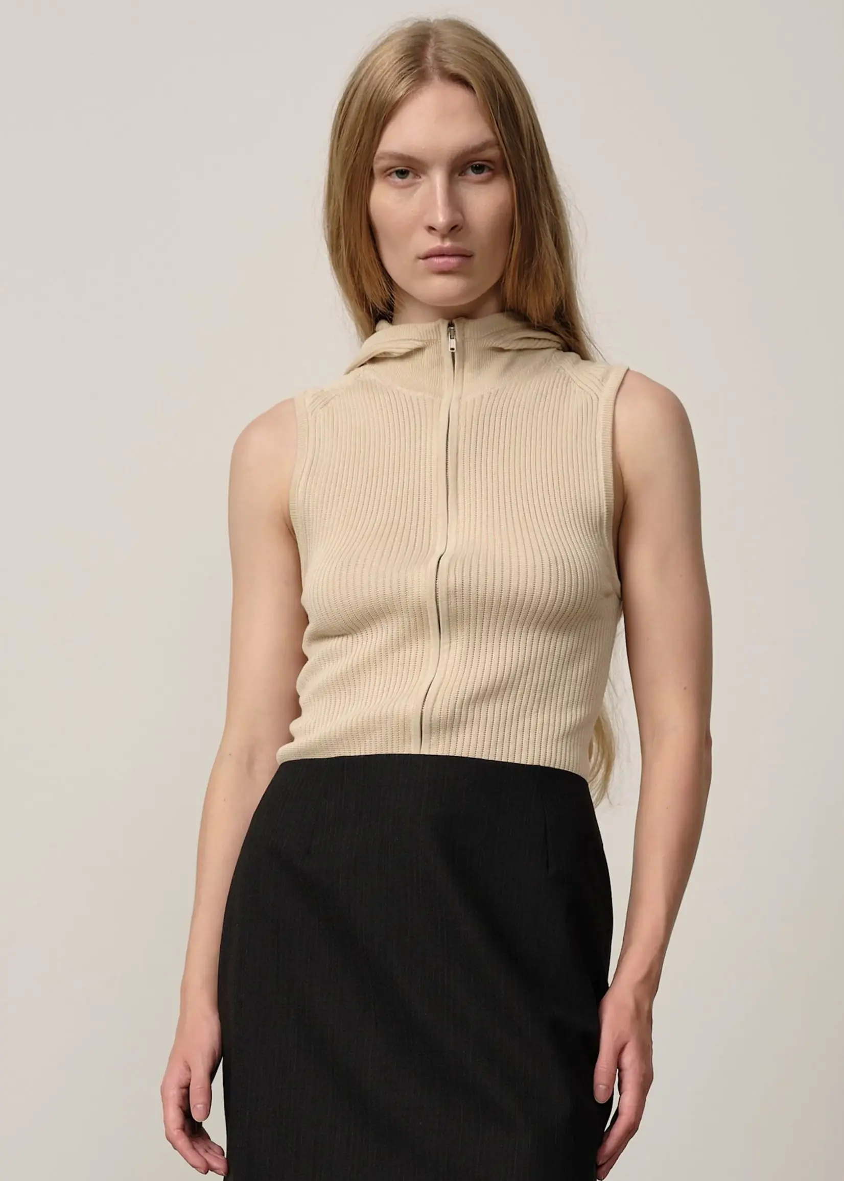 Birgitte Herskind Clothilde Knit Hooded Bodystocking - Creme