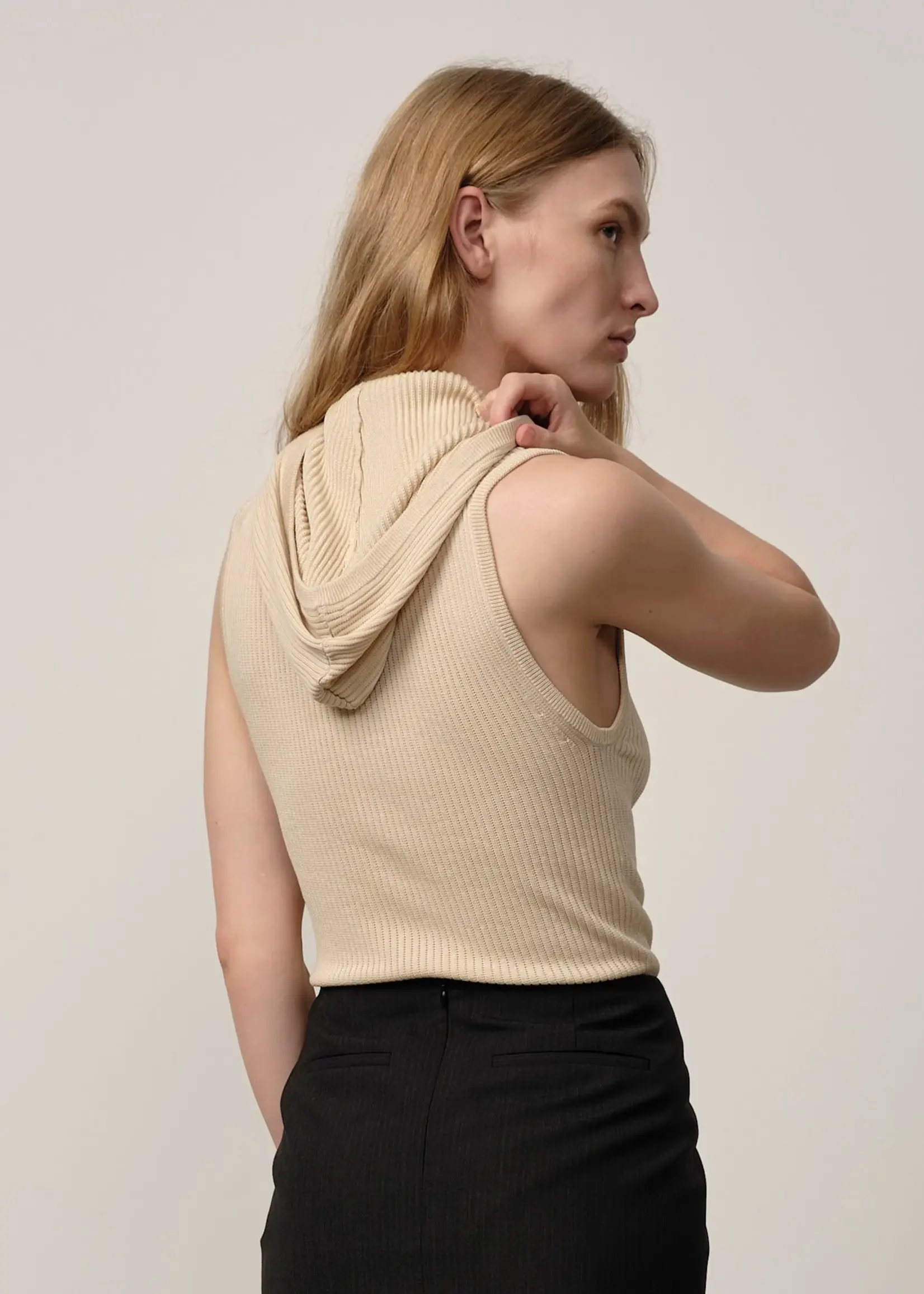 Birgitte Herskind Clothilde Knit Hooded Bodystocking - Creme