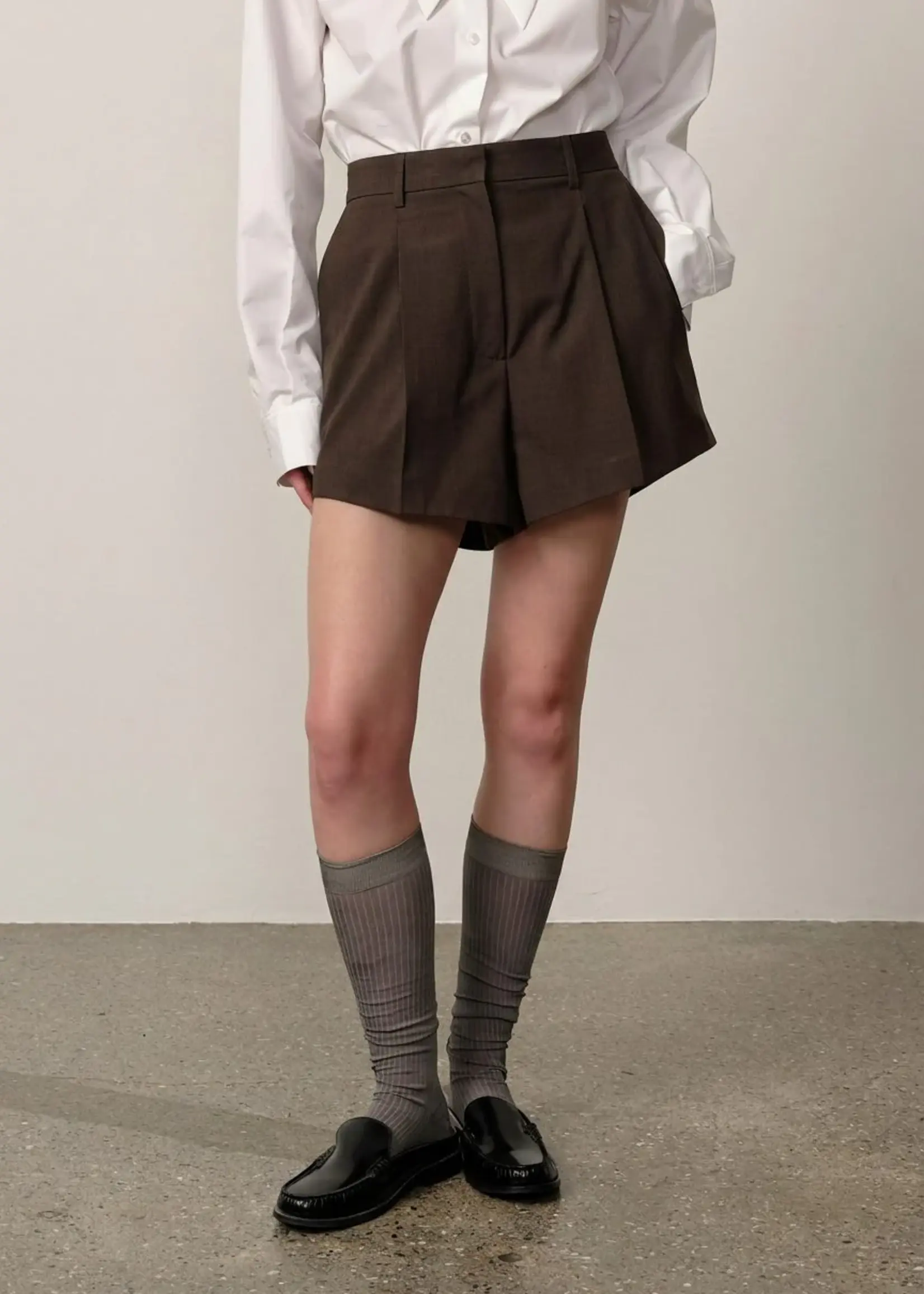 Birgitte Herskind Runi Shorts - Coffee Brown