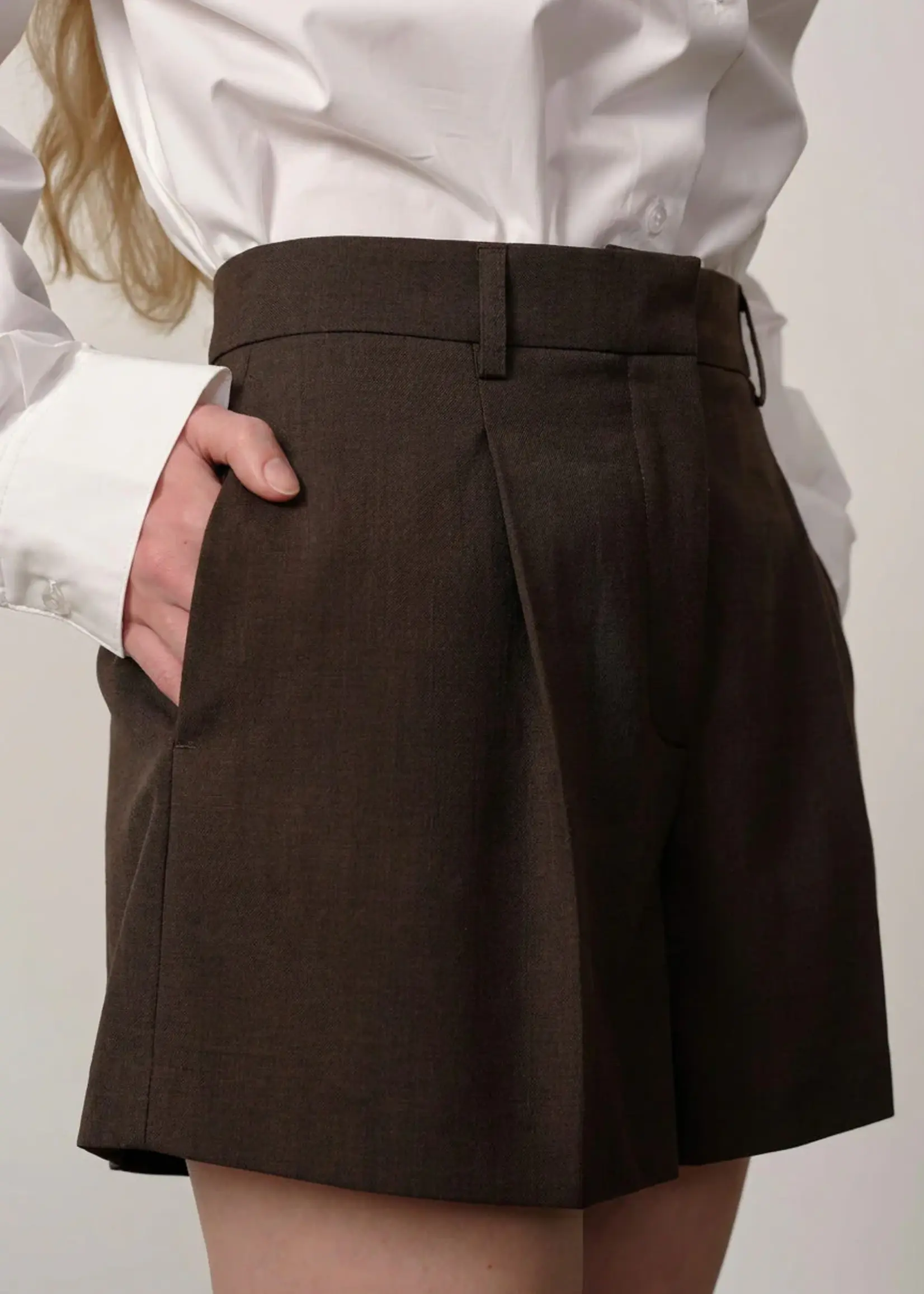 Birgitte Herskind Runi Shorts - Coffee Brown