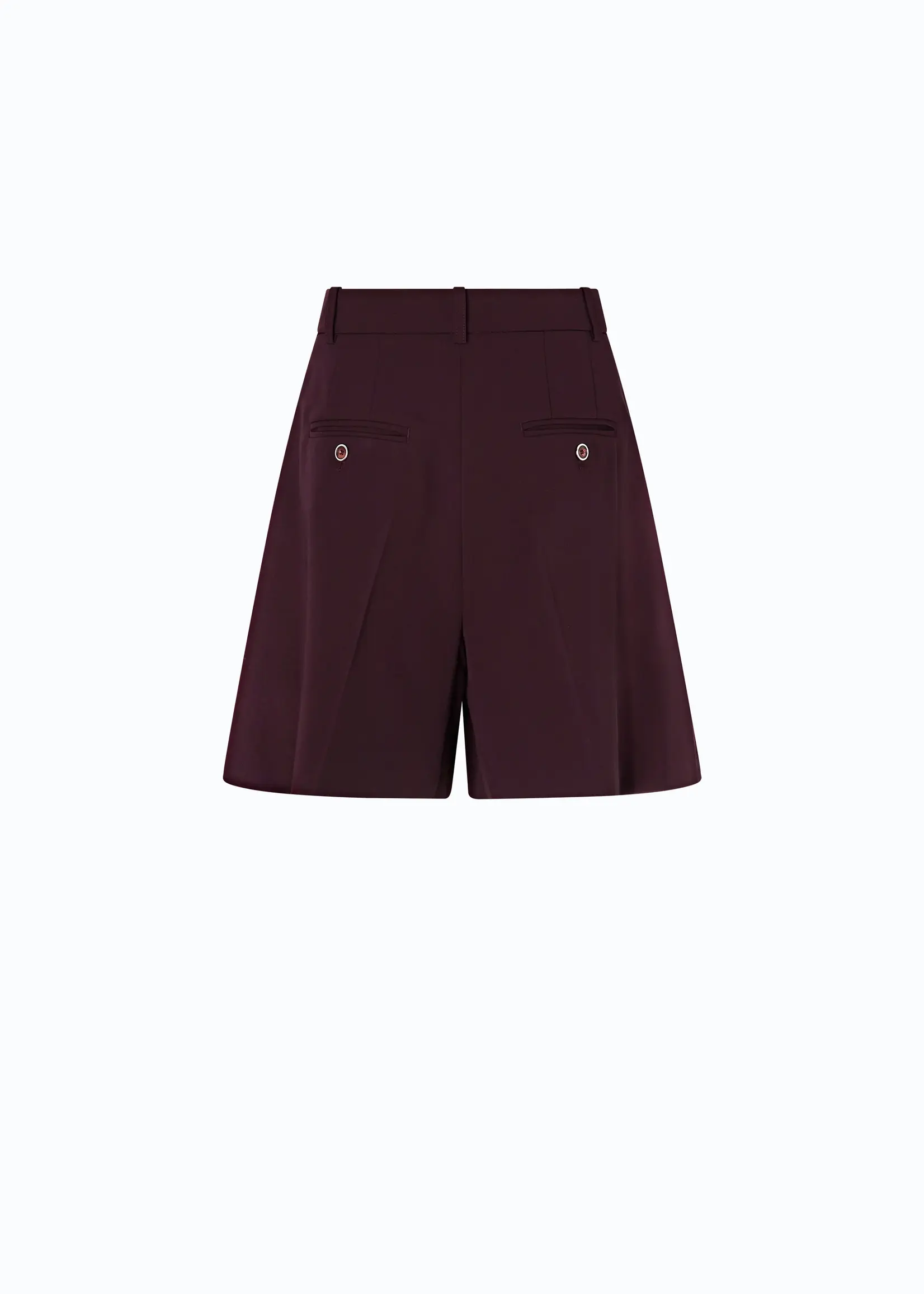Pinko Shetana fluido short - Bordeaux scuro