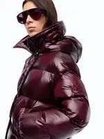Pinko Impasto tela jacket - Bordeaux scuro