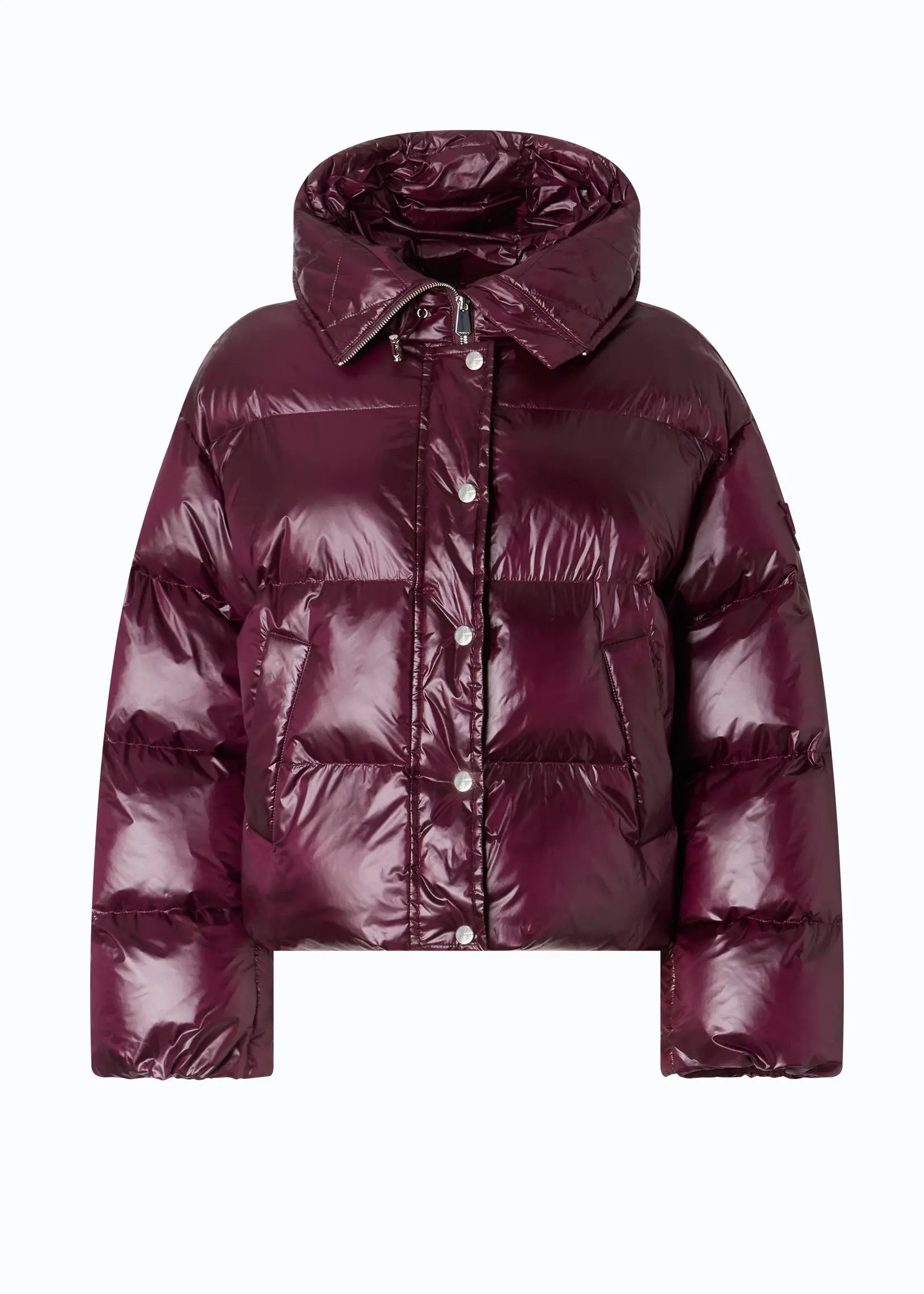 Pinko Impasto tela jacket - Bordeaux scuro
