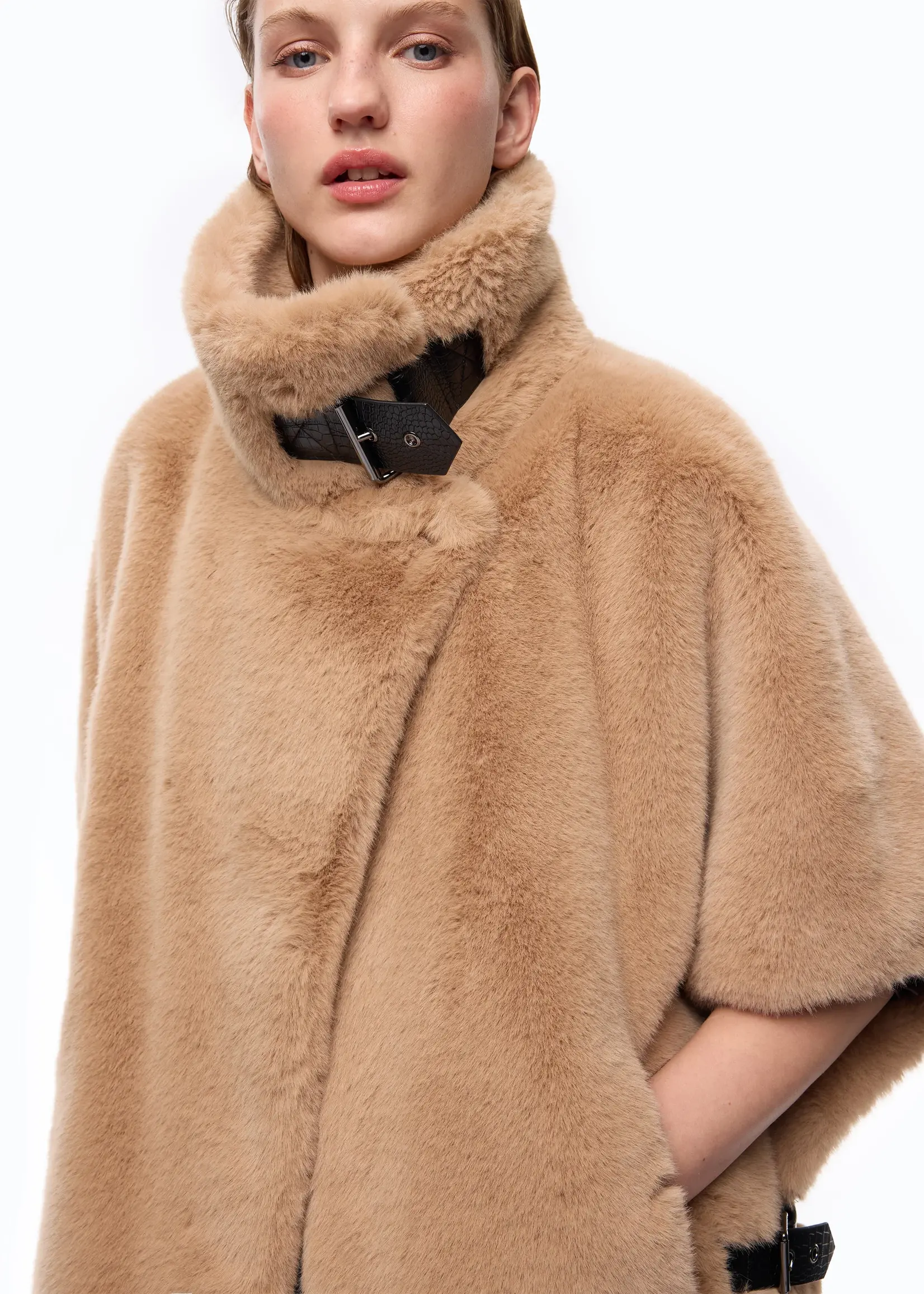 Pinko Comodino cappa aspen gilet - Warm taupe