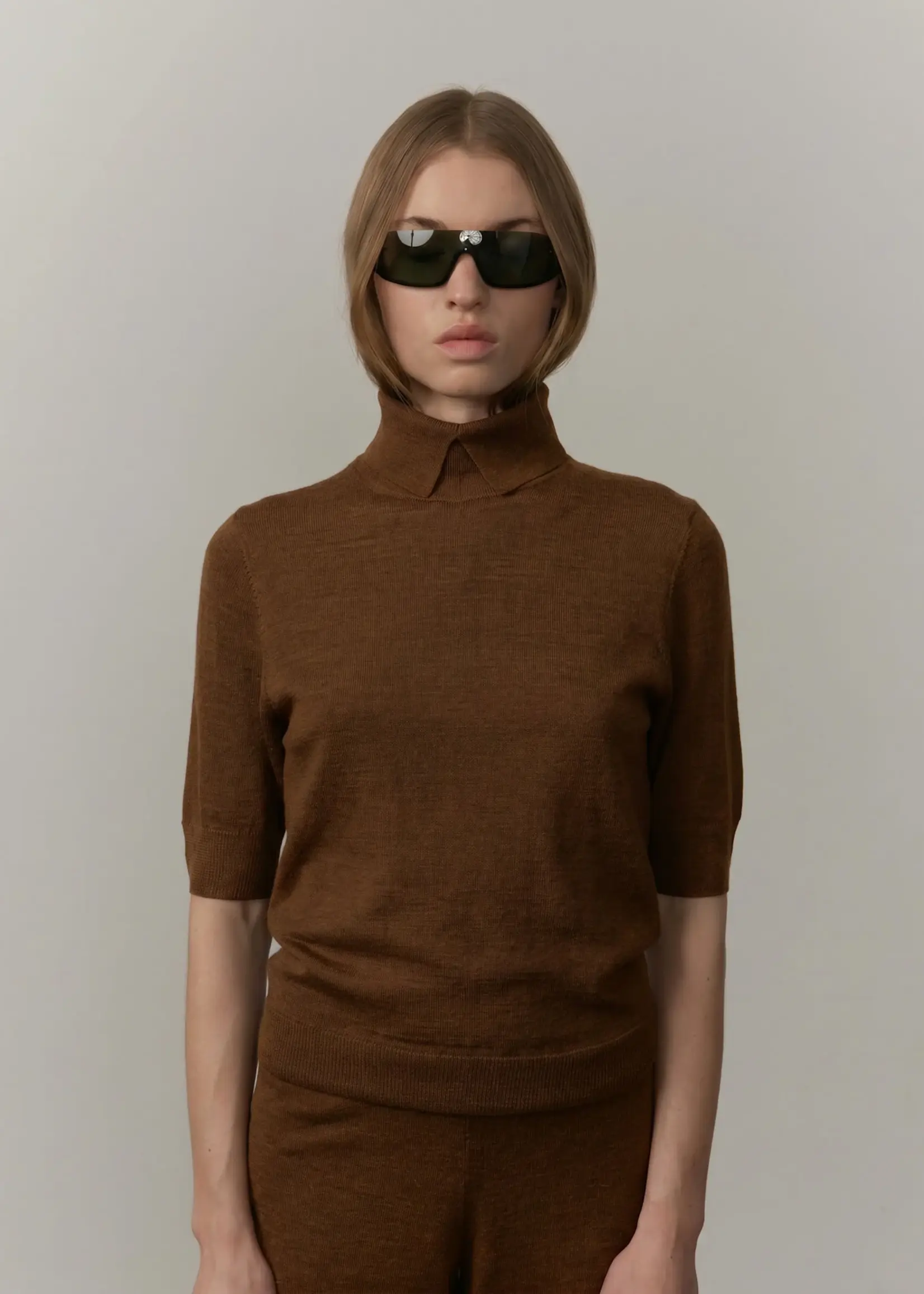 Birgitte Herskind Perry Knit Blouse - Tobacco