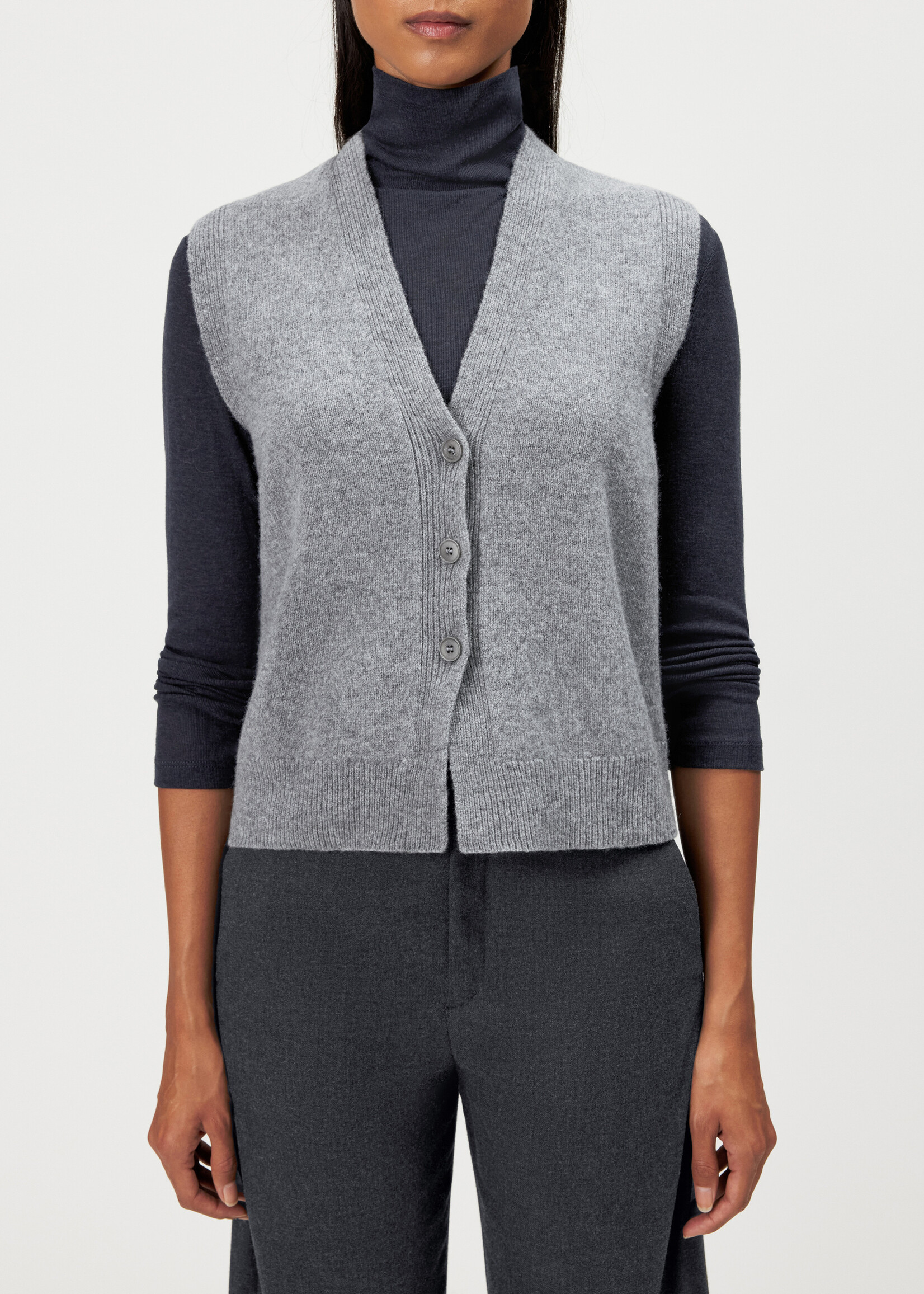 Drykorn Abalia gilet - Grey 6310