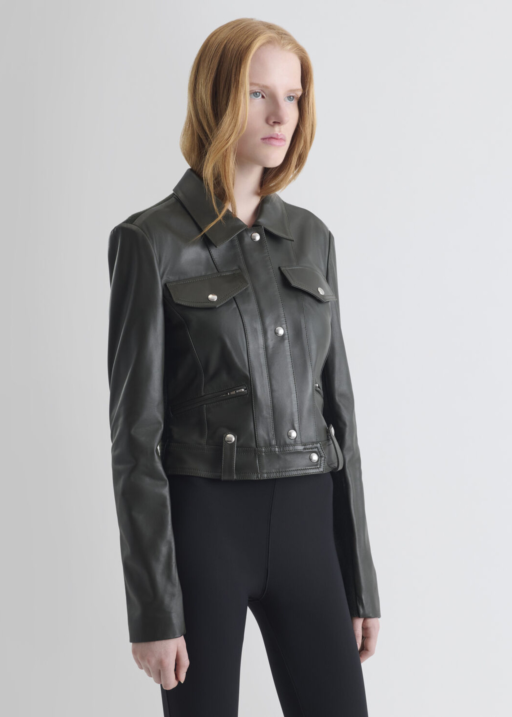 IRO Paris Chiloe jacket - Lichen