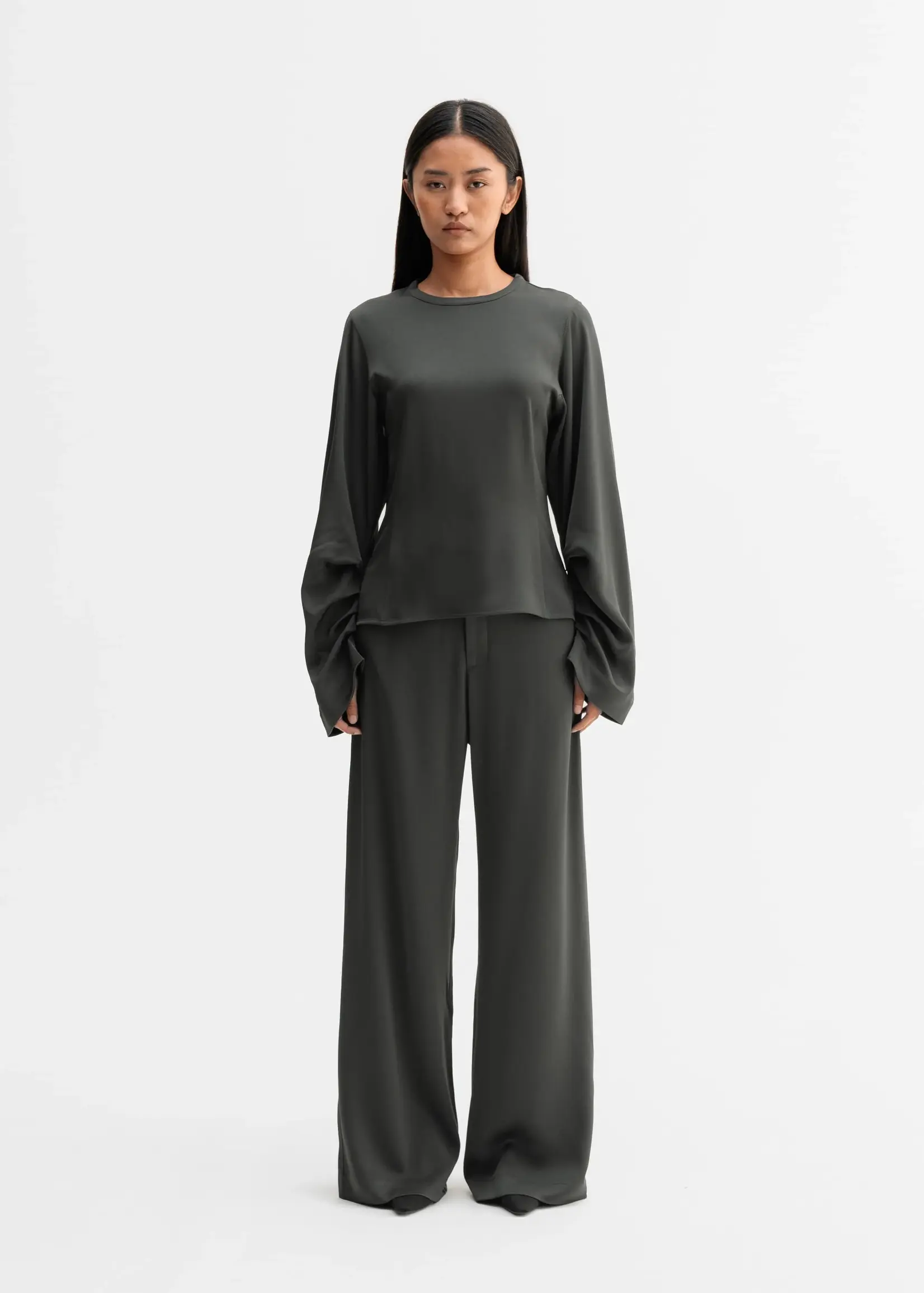 Ahlvar Mila trousers - Wood acetate