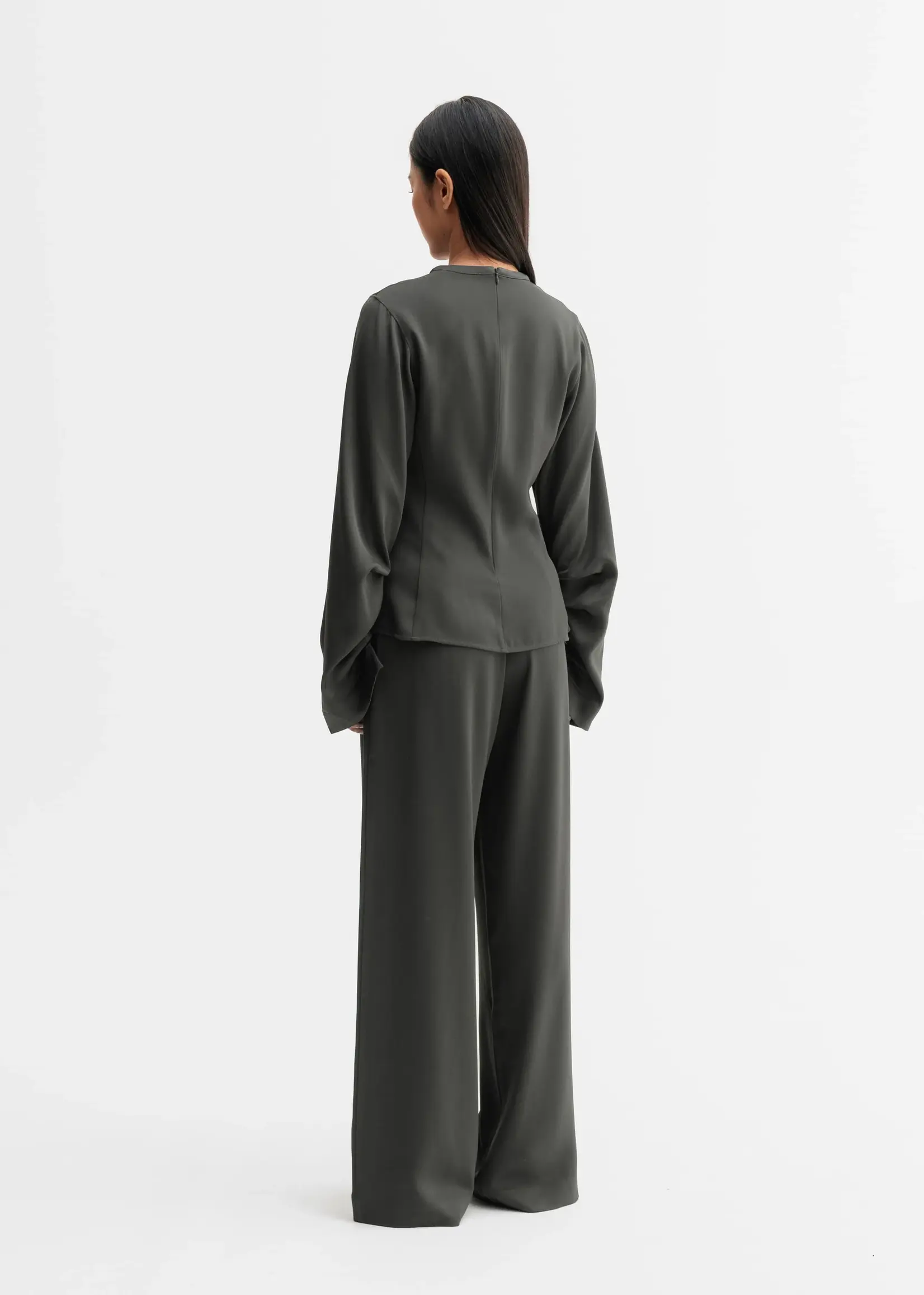 Ahlvar Mila trousers - Wood acetate
